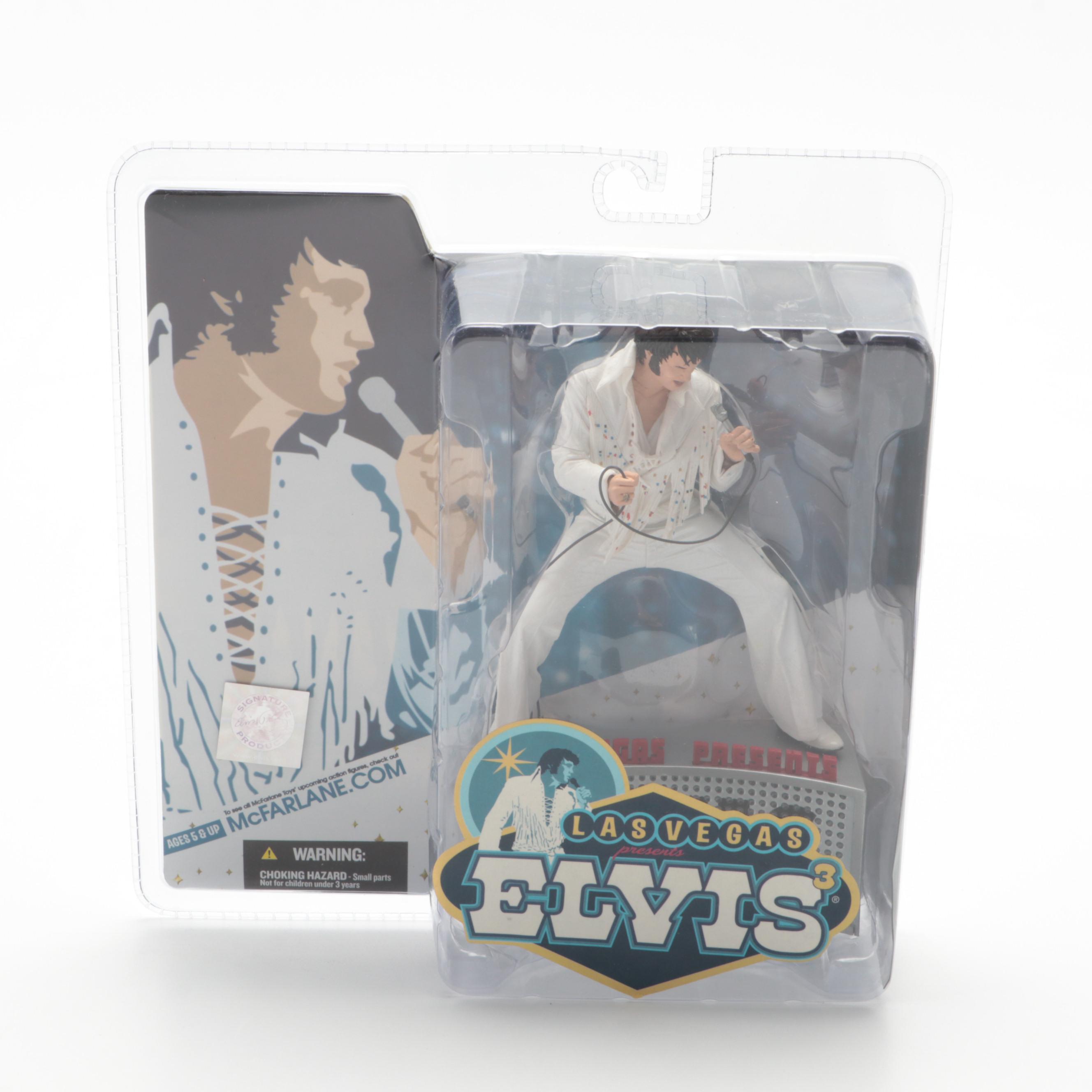 Metallica, Elvis Presley, and KISS Sealed McFarlane Action Figures