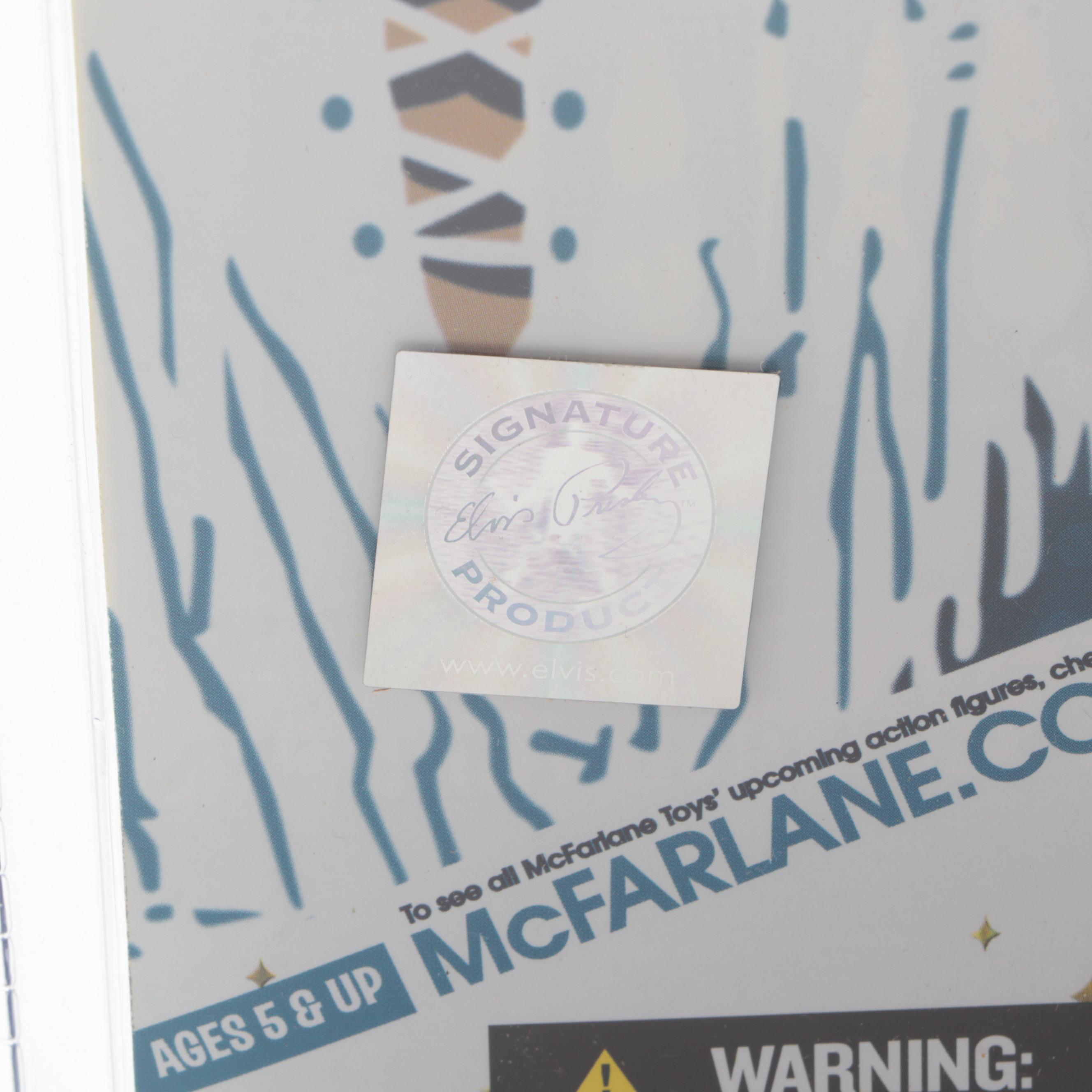 Metallica, Elvis Presley, and KISS Sealed McFarlane Action Figures