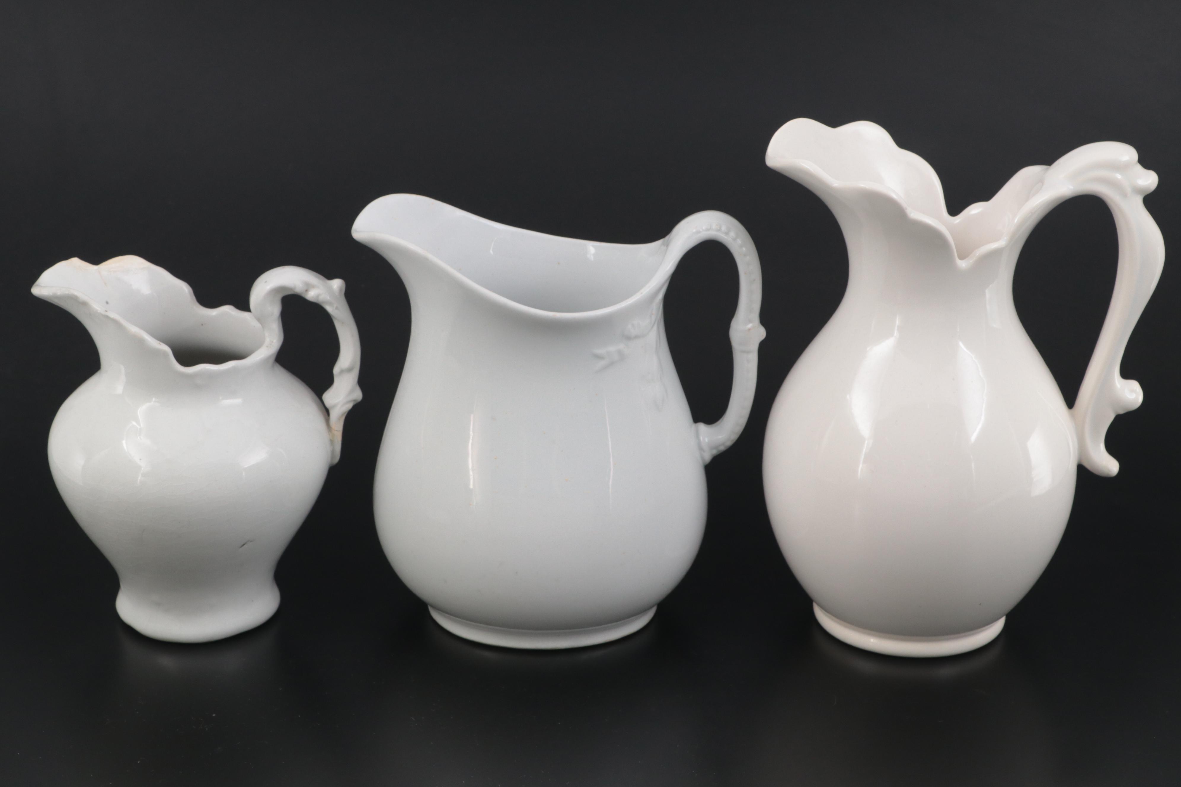 Pfaltzgraff "Providence" Pitcher and Basin with More Vanity and Tableware