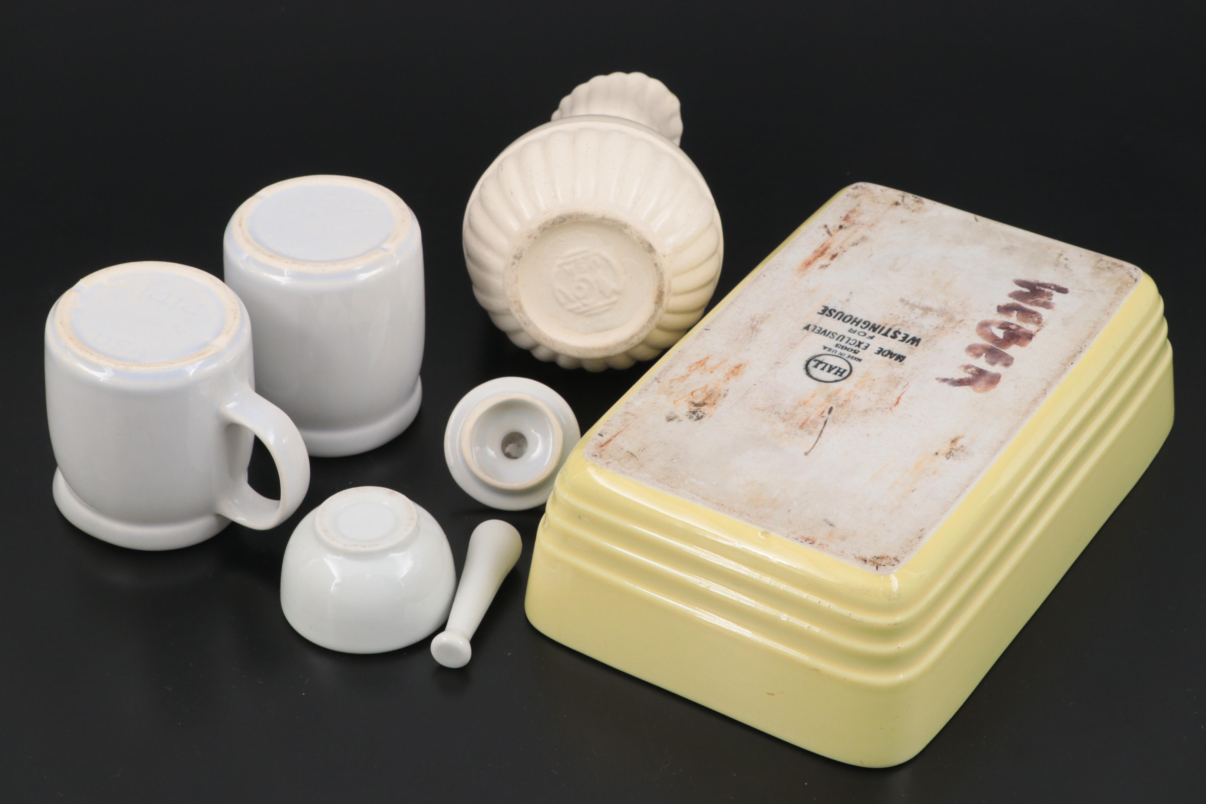 Pfaltzgraff "Providence" Pitcher and Basin with More Vanity and Tableware