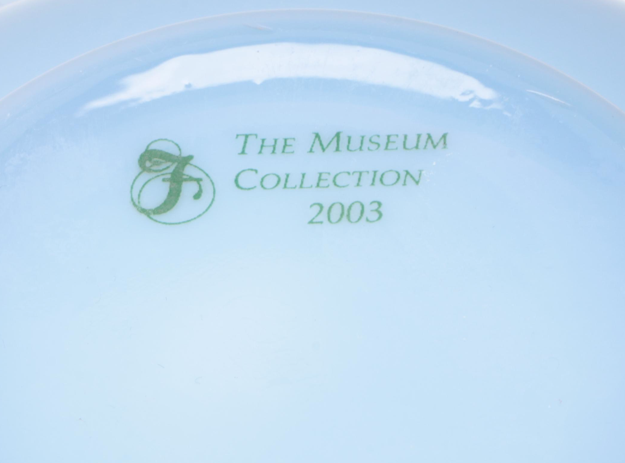 Fenton Museum Collection Ruffled Rim Cased Glass Bowl and More Glass Décor