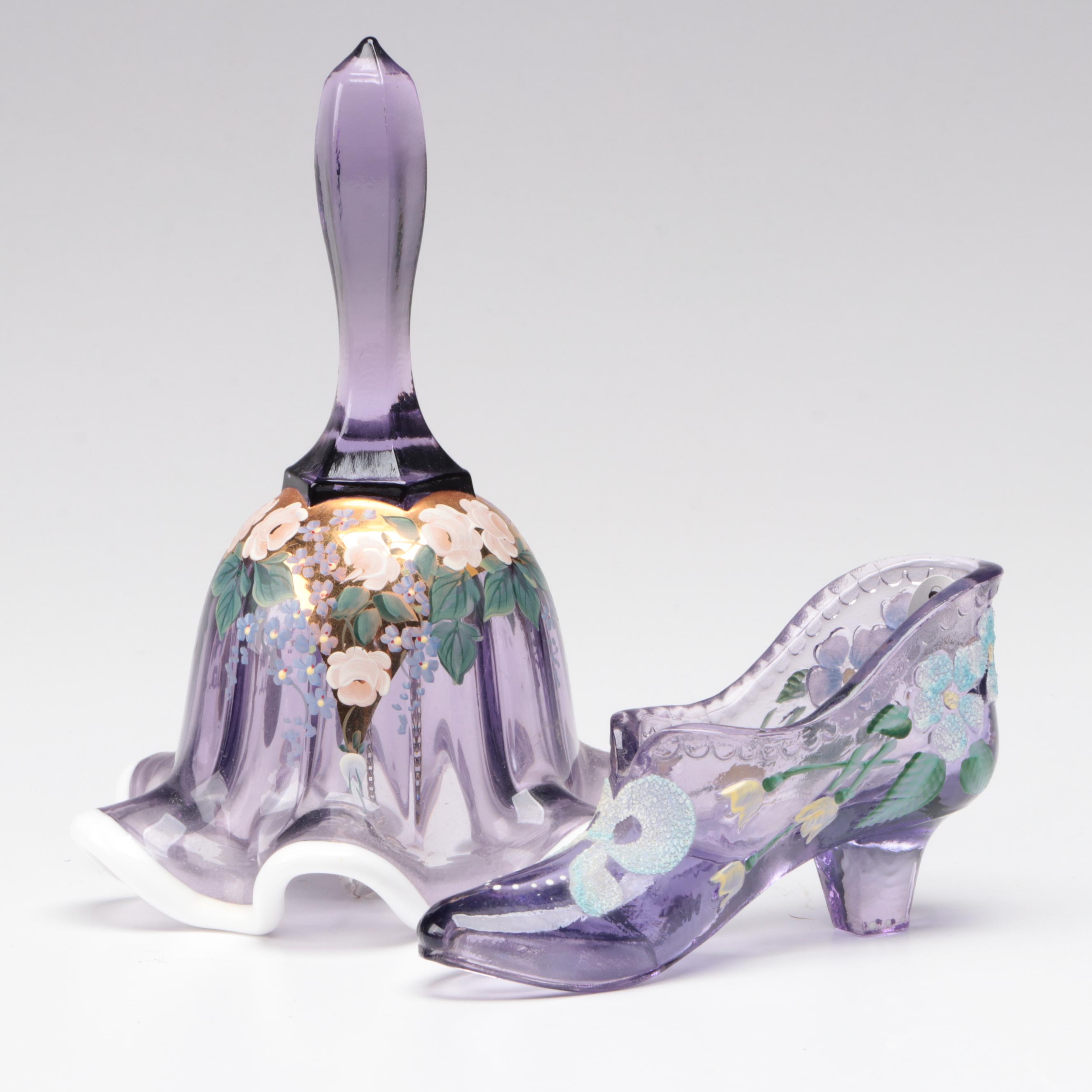 Fenton Museum Collection Ruffled Rim Cased Glass Bowl and More Glass Décor