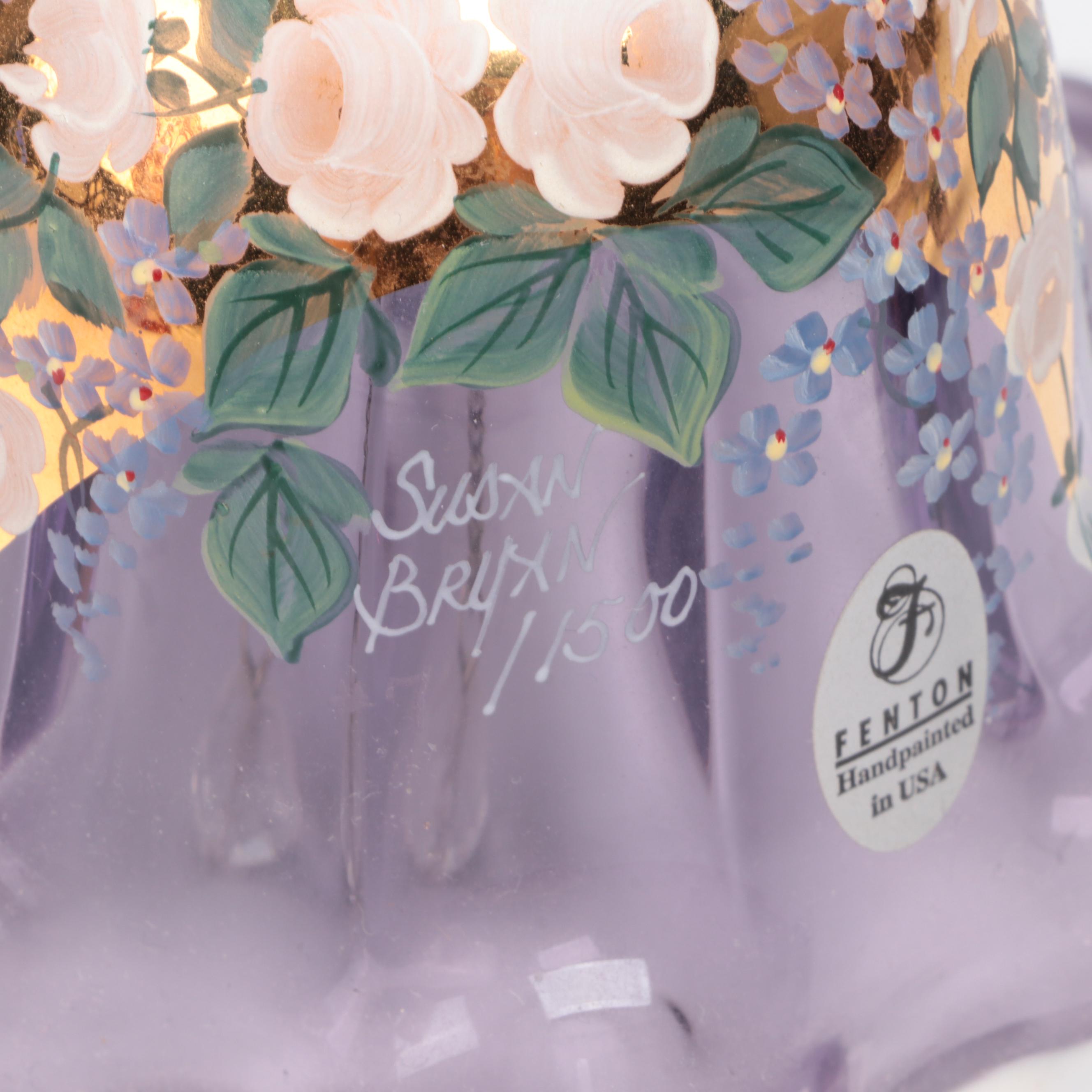 Fenton Museum Collection Ruffled Rim Cased Glass Bowl and More Glass Décor