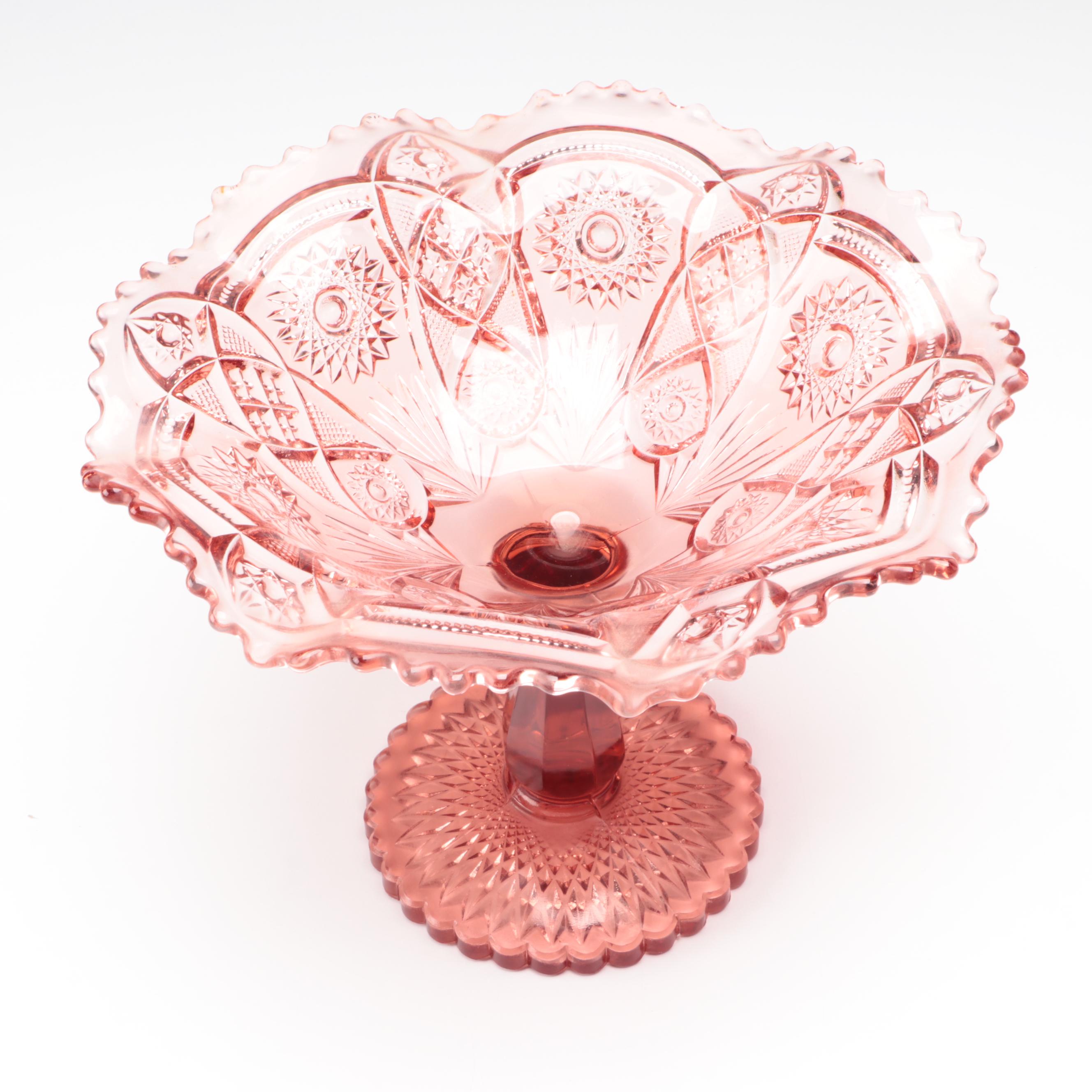 Fenton Museum Collection Ruffled Rim Cased Glass Bowl and More Glass Décor