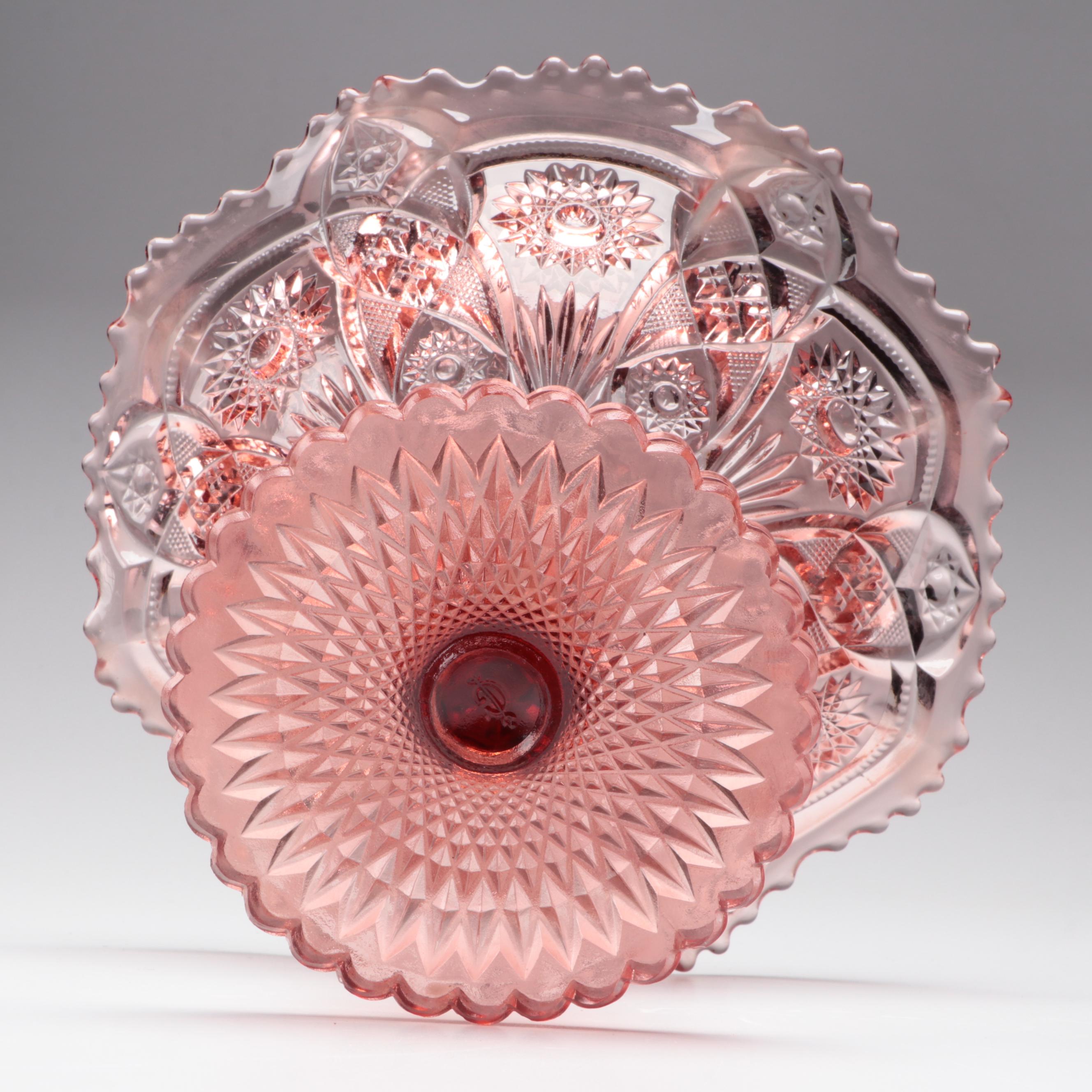Fenton Museum Collection Ruffled Rim Cased Glass Bowl and More Glass Décor
