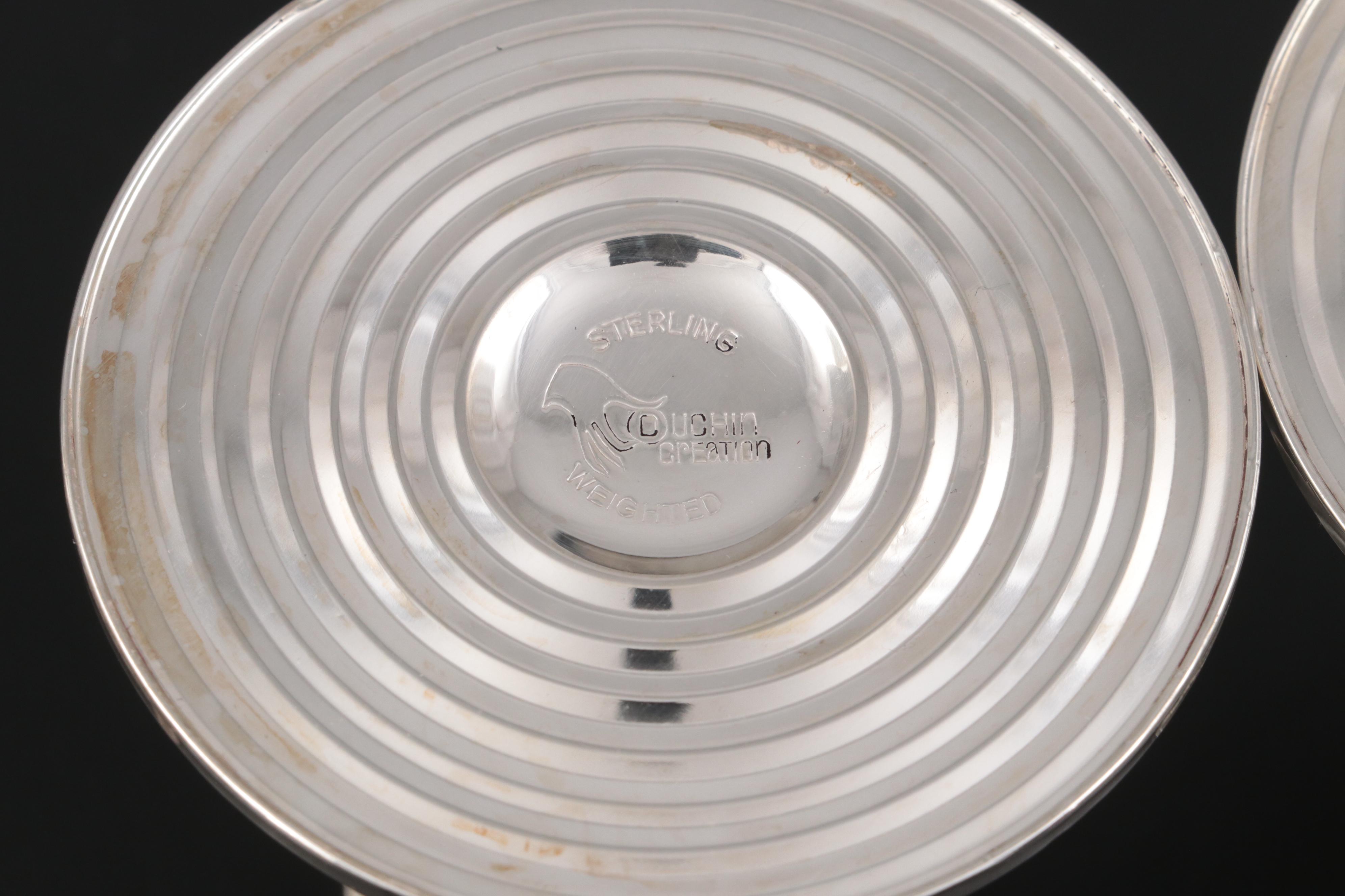 Reed & Barton and Other Weighted Sterling Silver Candlestick Pairs