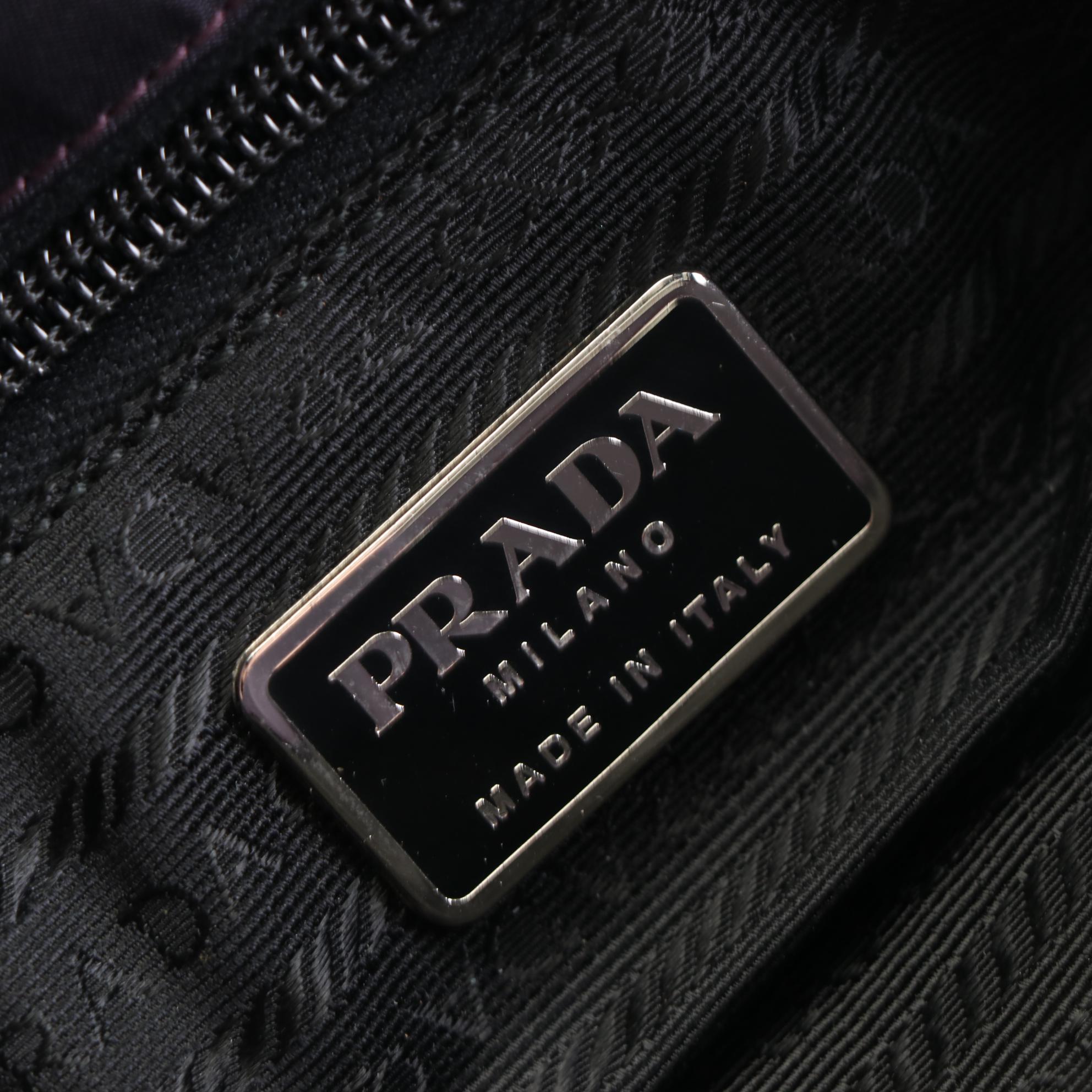 Prada Handbag in Navy Blue Tessuto Nylon