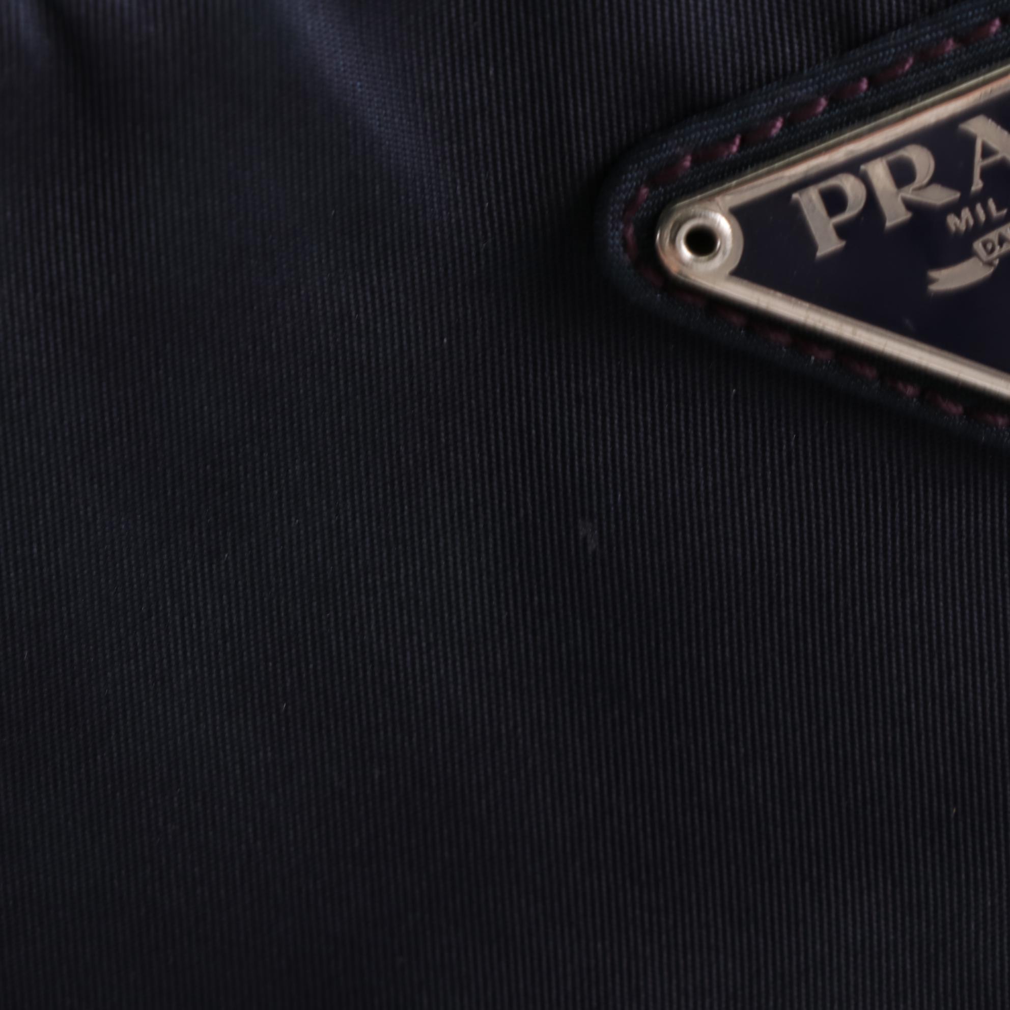 Prada Handbag in Navy Blue Tessuto Nylon