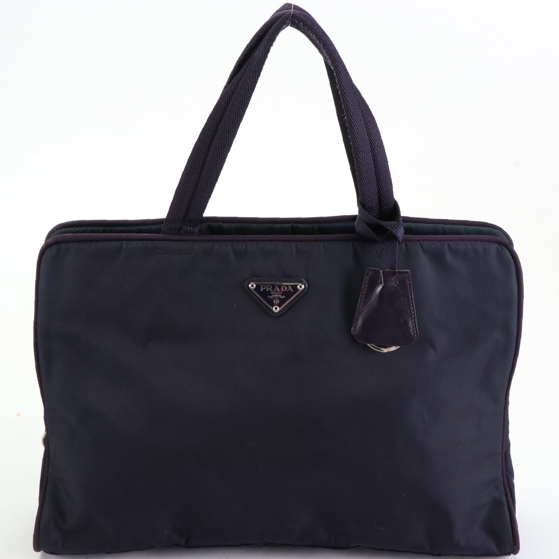 Prada Handbag in Navy Blue Tessuto Nylon