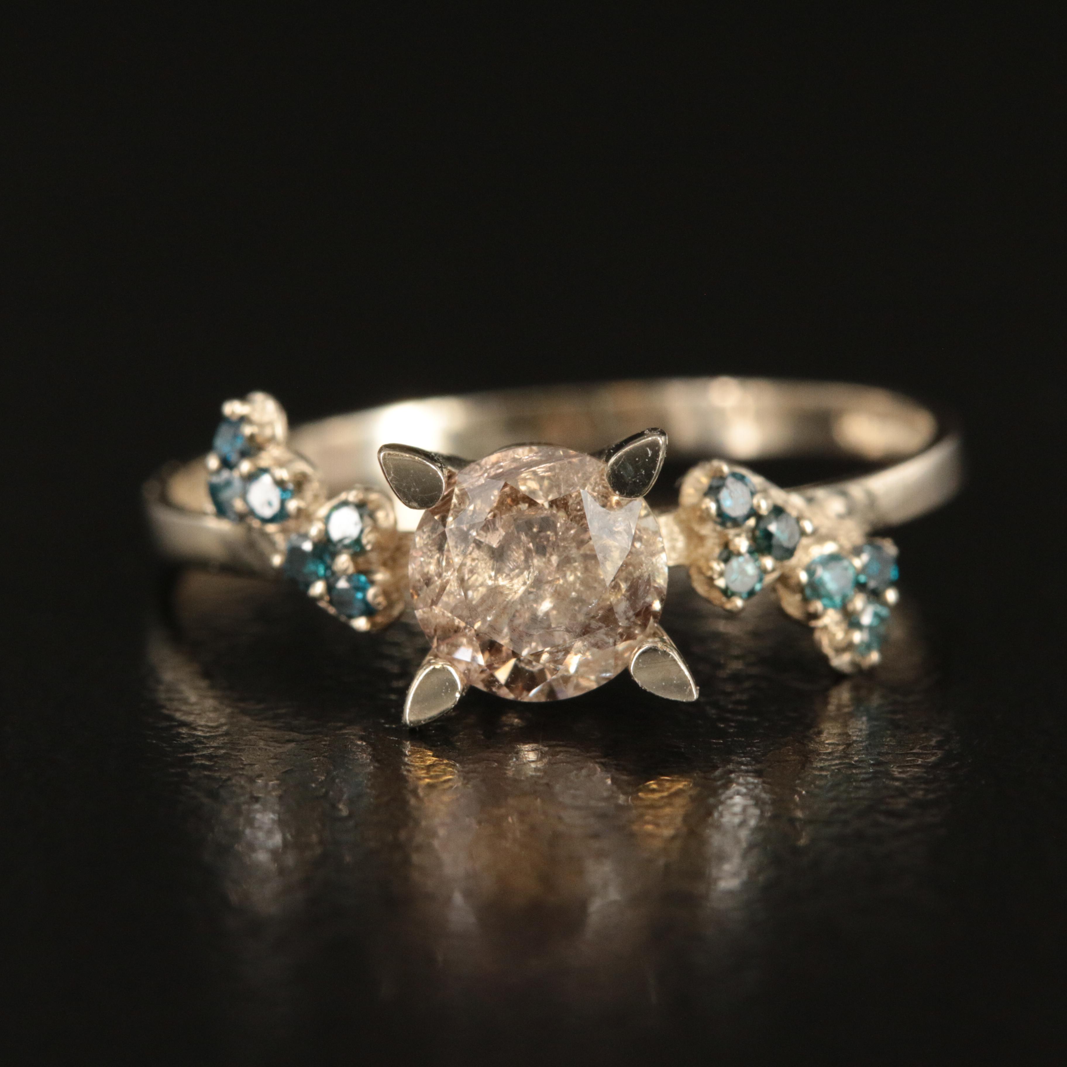 14K 0.99 CTW Diamond Ring