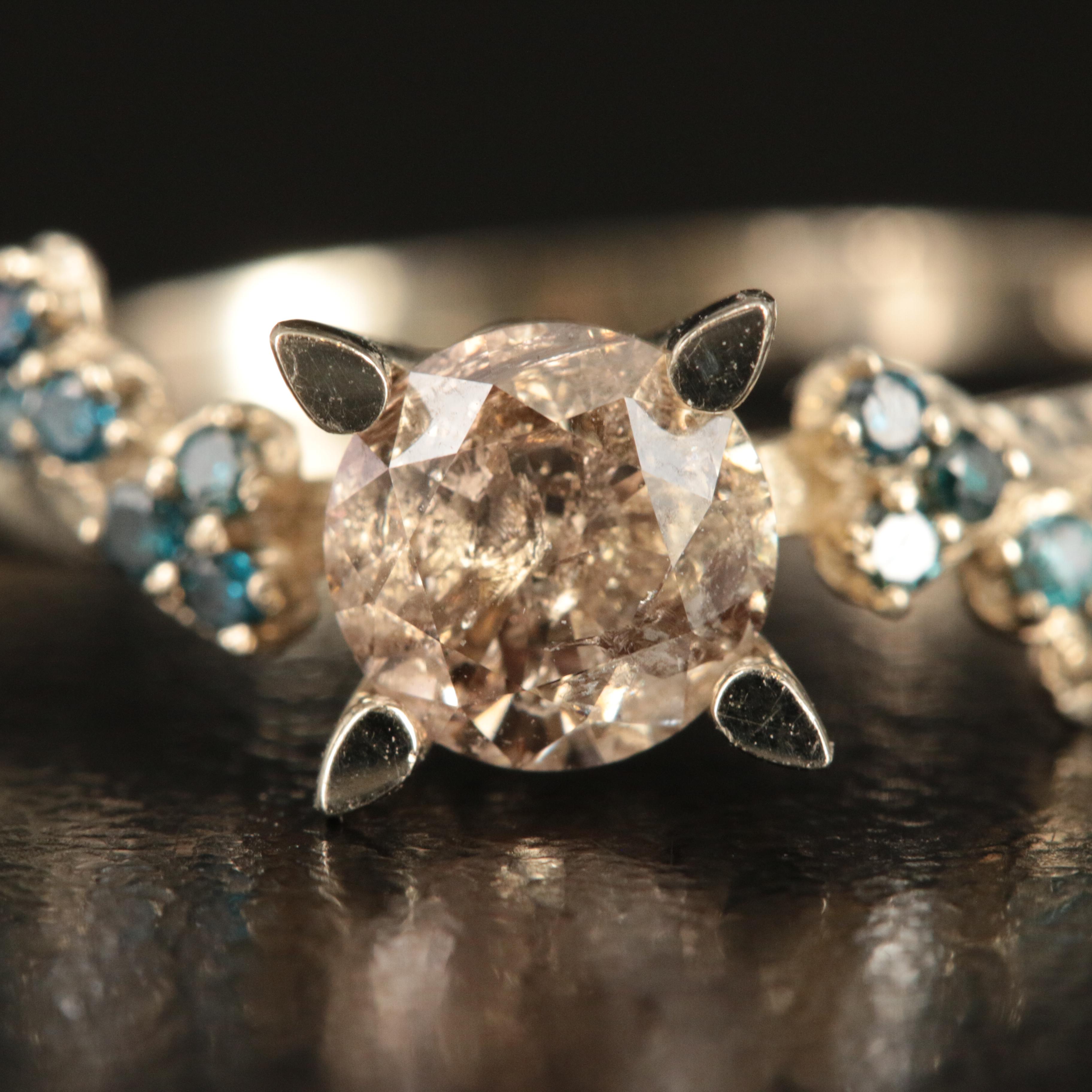 14K 0.99 CTW Diamond Ring