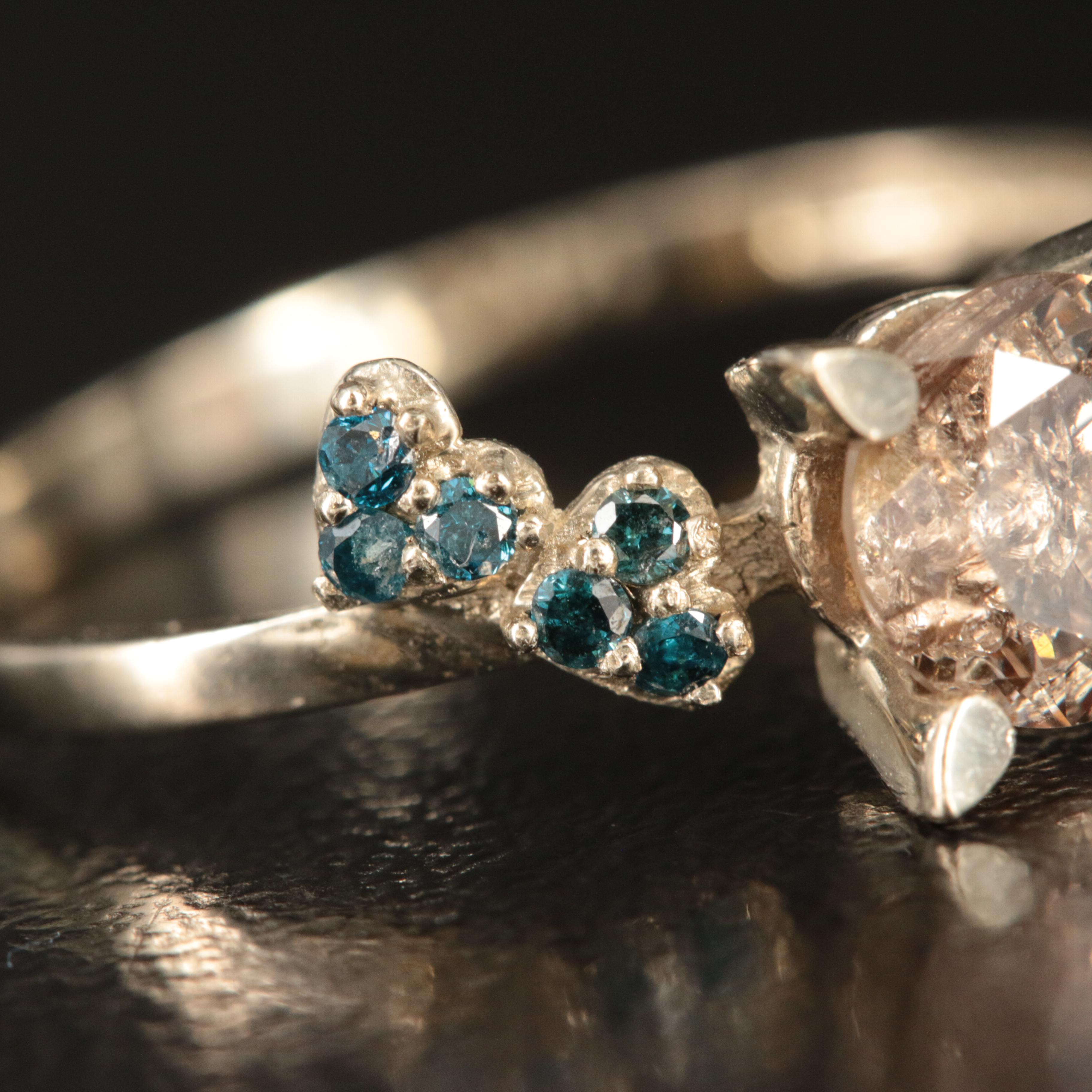 14K 0.99 CTW Diamond Ring