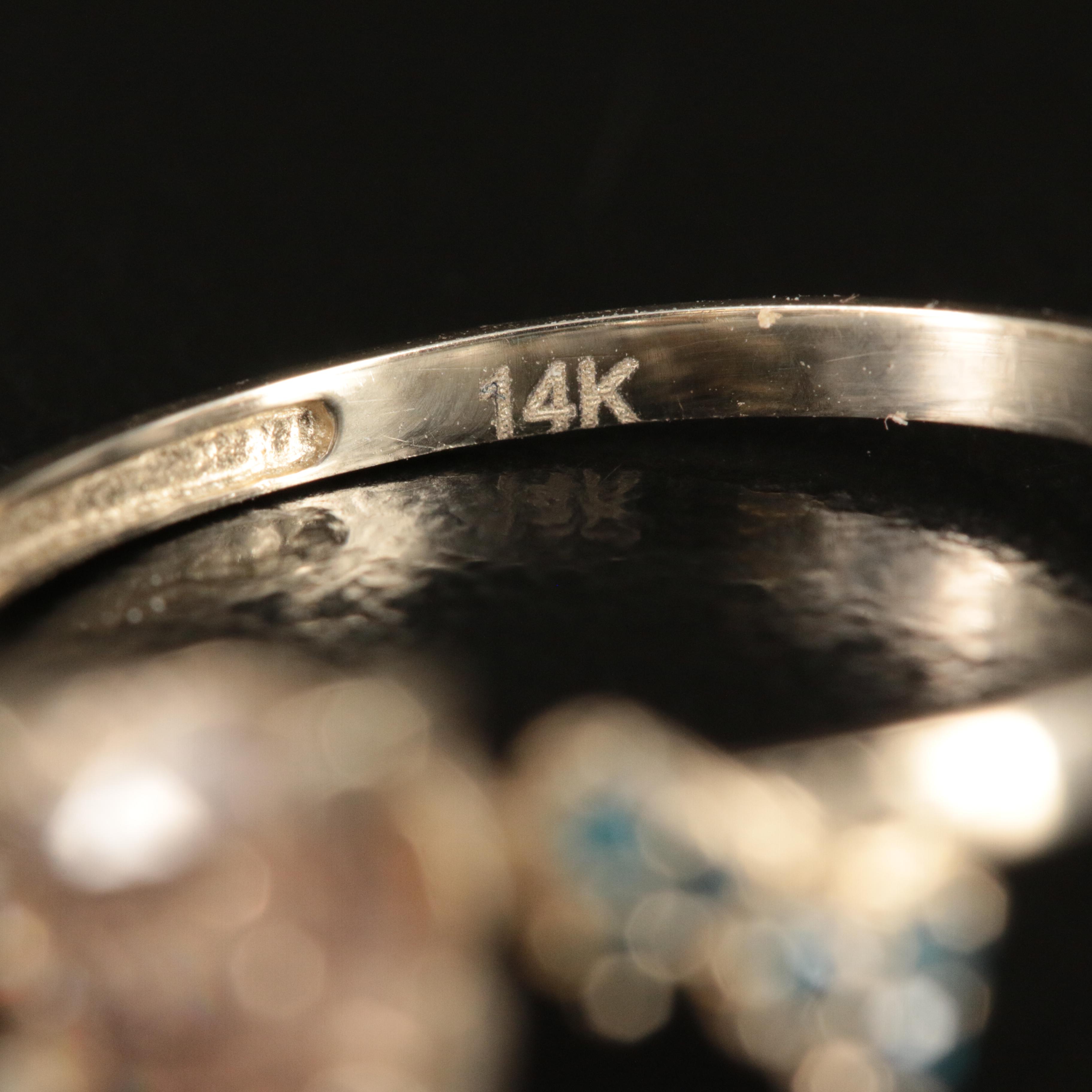 14K 0.99 CTW Diamond Ring