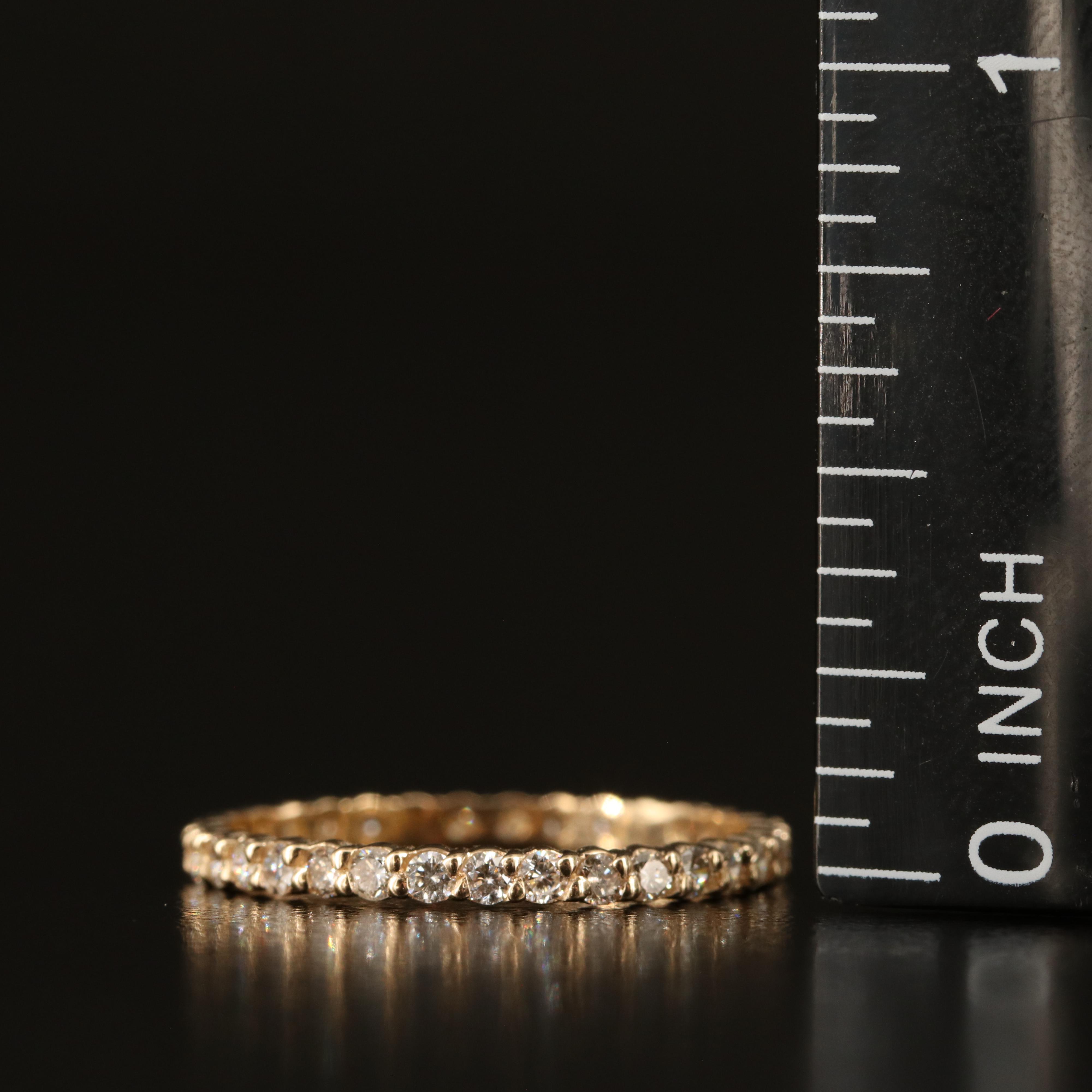 14K 1.16 CTW Diamond Eternity Bands