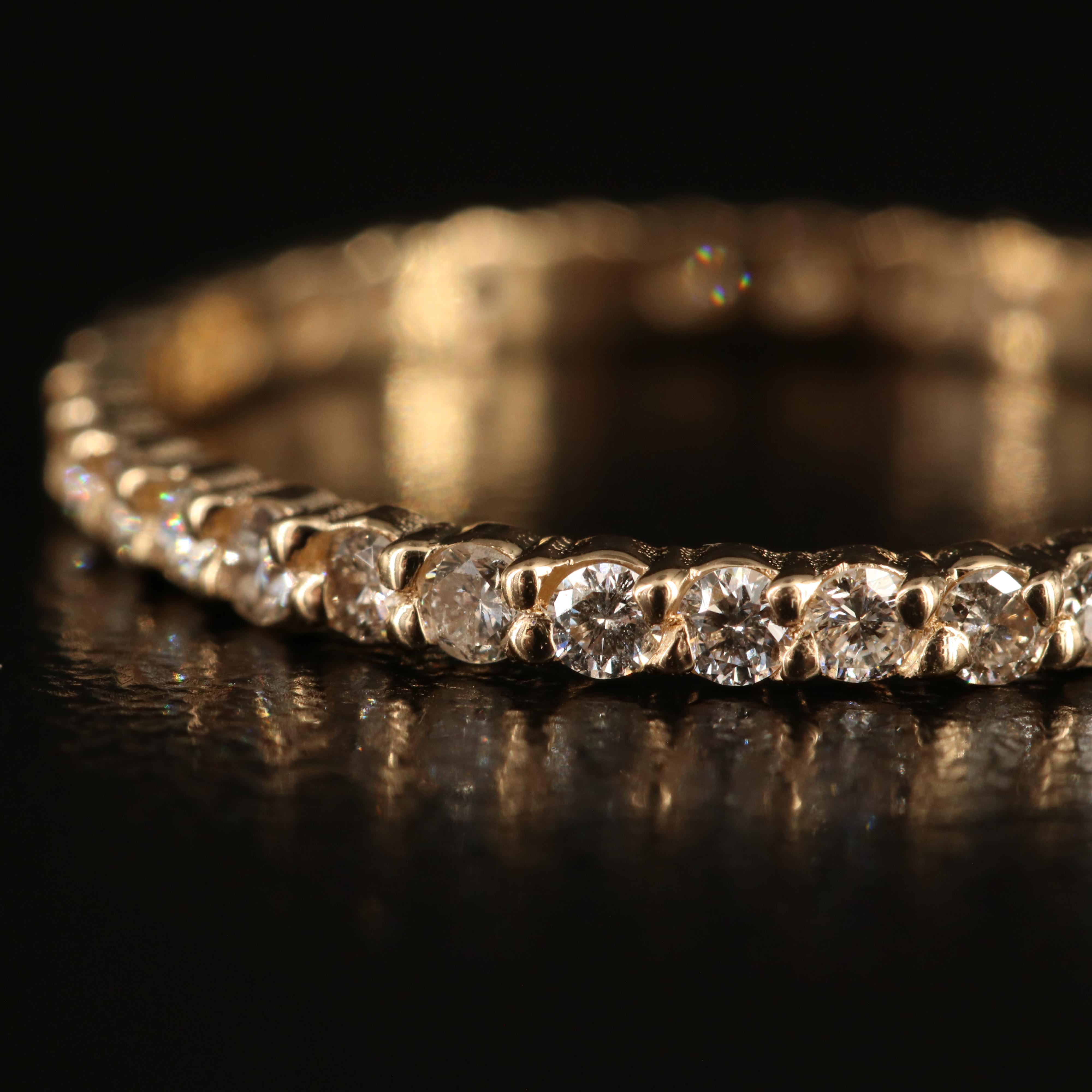 14K 1.16 CTW Diamond Eternity Bands