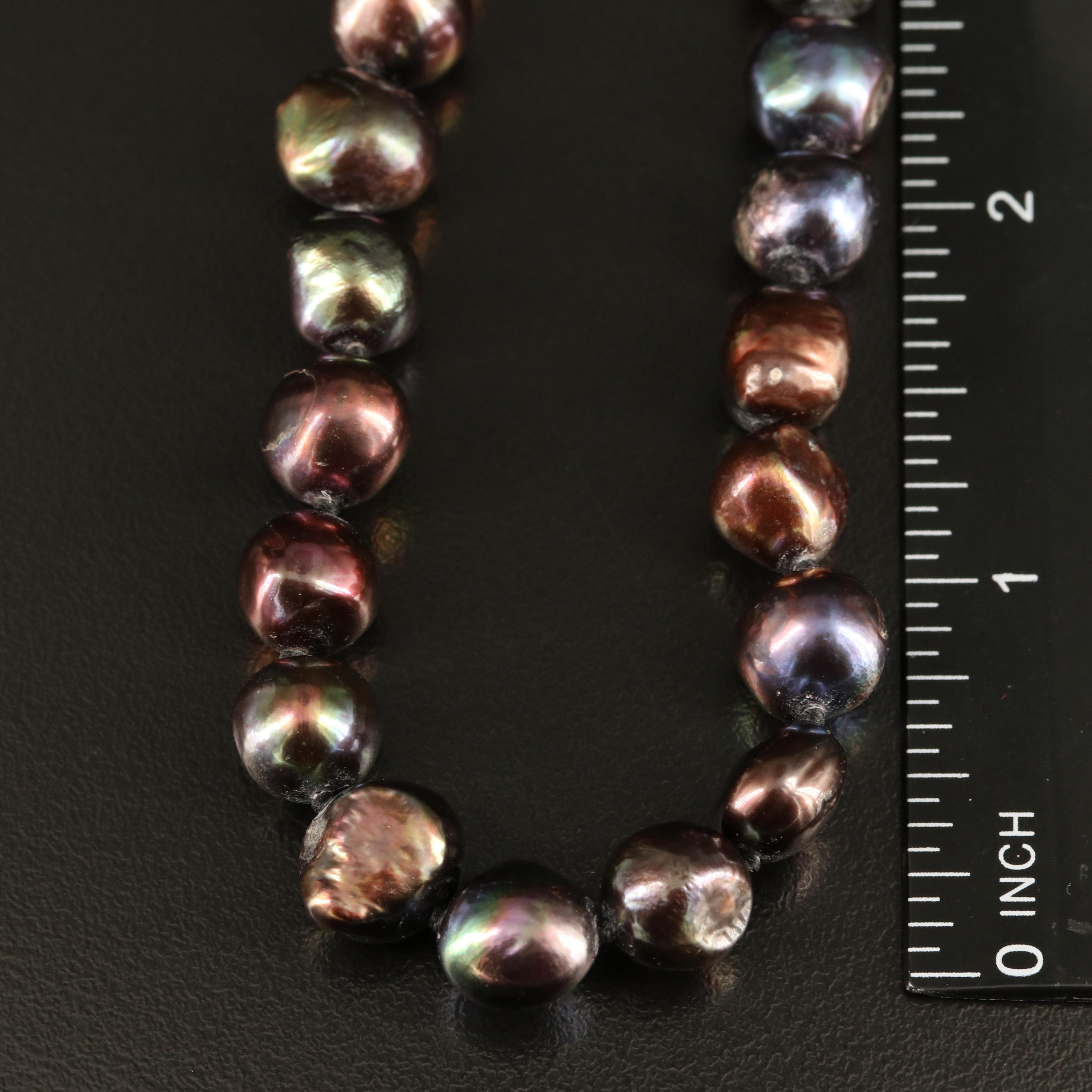 Baroque Pearl Necklace with 14K Clasp