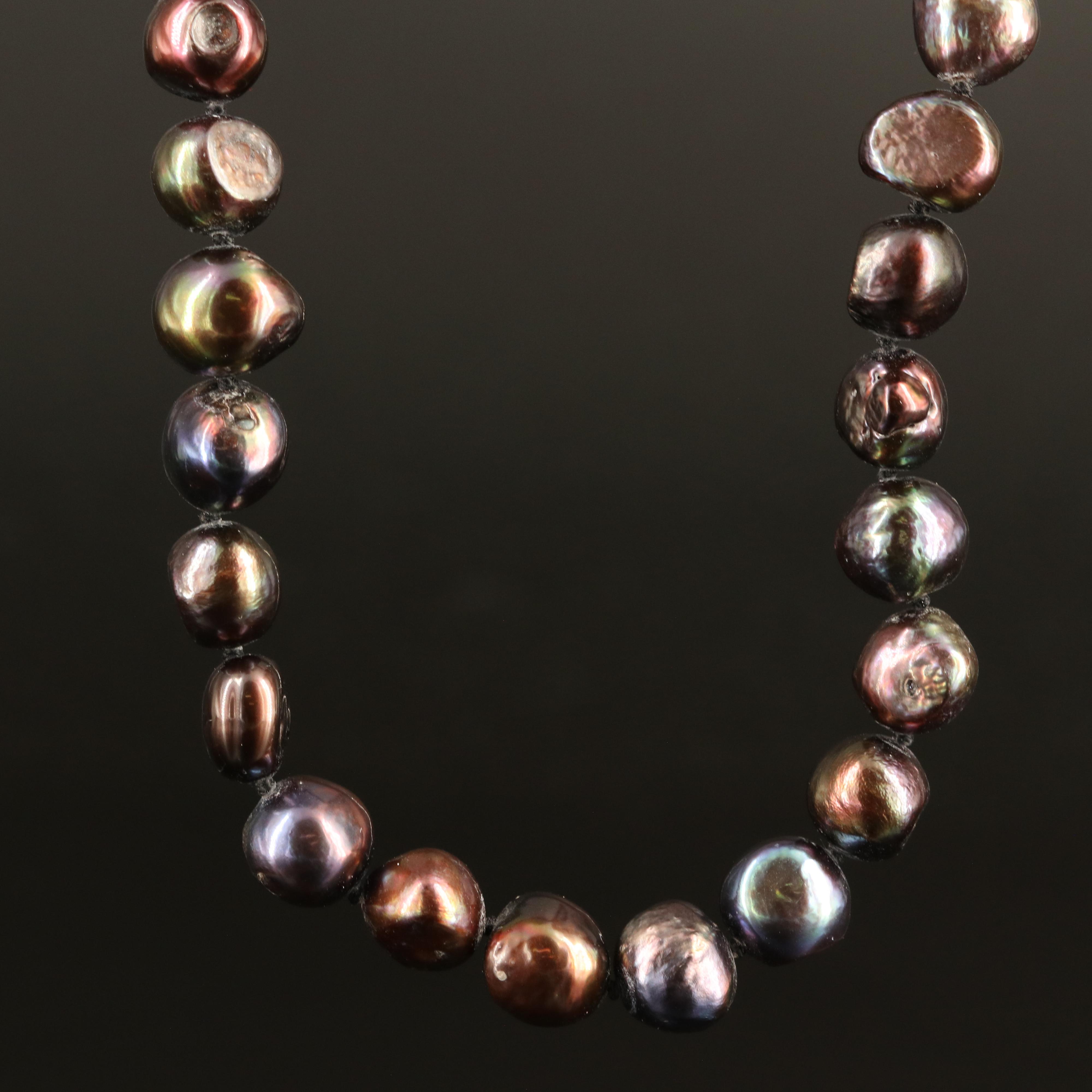 Baroque Pearl Necklace with 14K Clasp