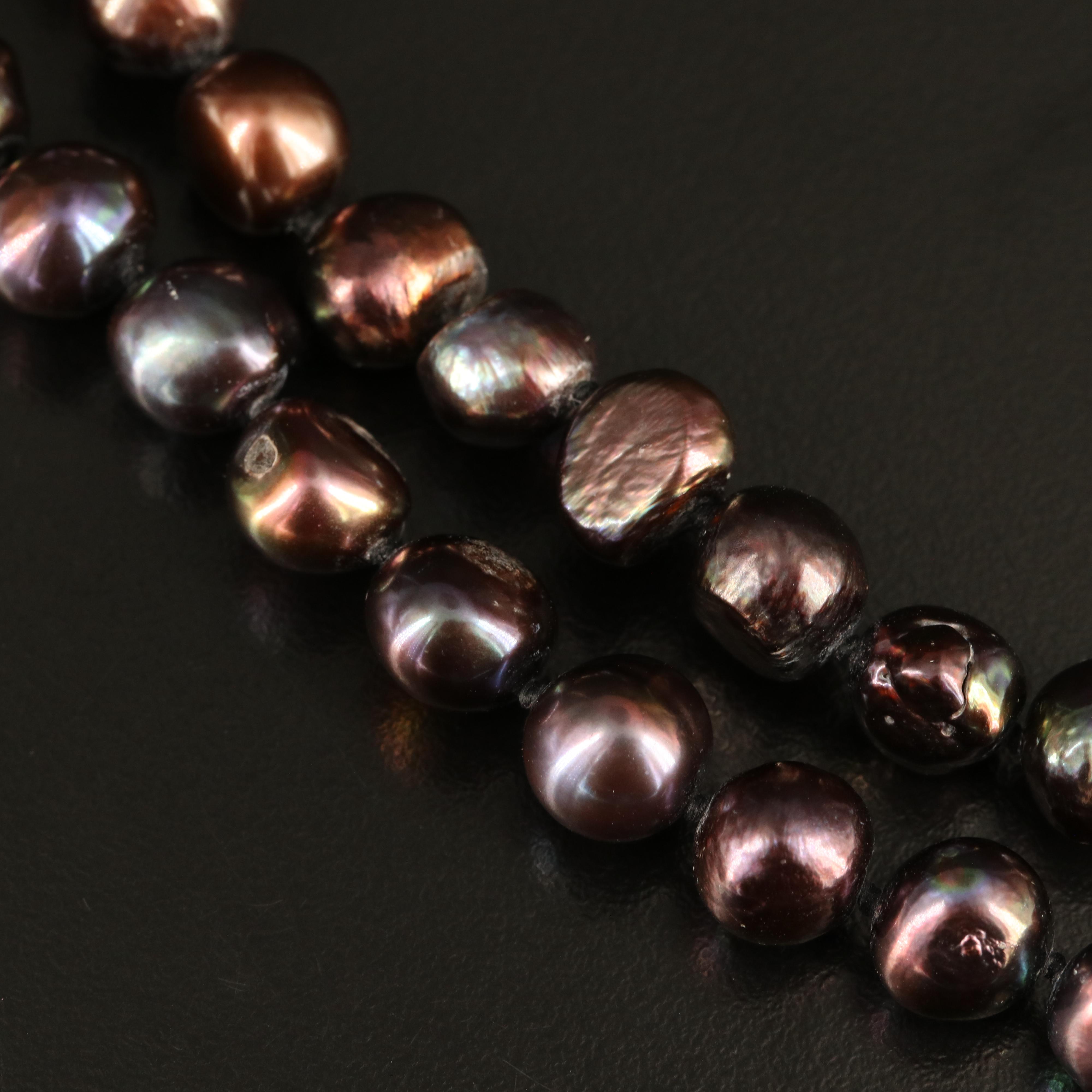 Baroque Pearl Necklace with 14K Clasp
