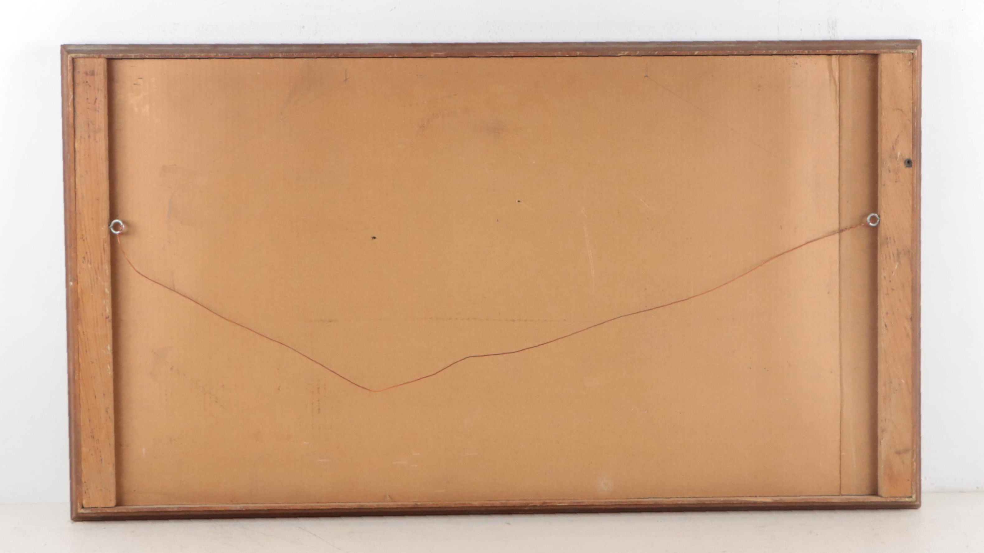 Framed Tufted Decorative Textile of Deer, Late 20th Century