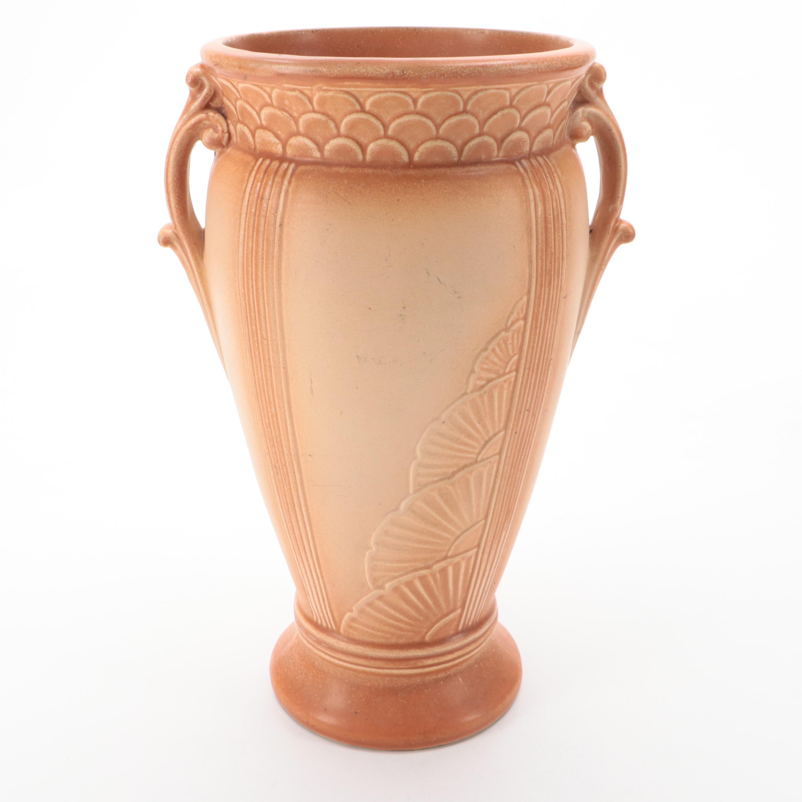 Robinson Ransbottom "Tionesta" Ceramic Handled Vase