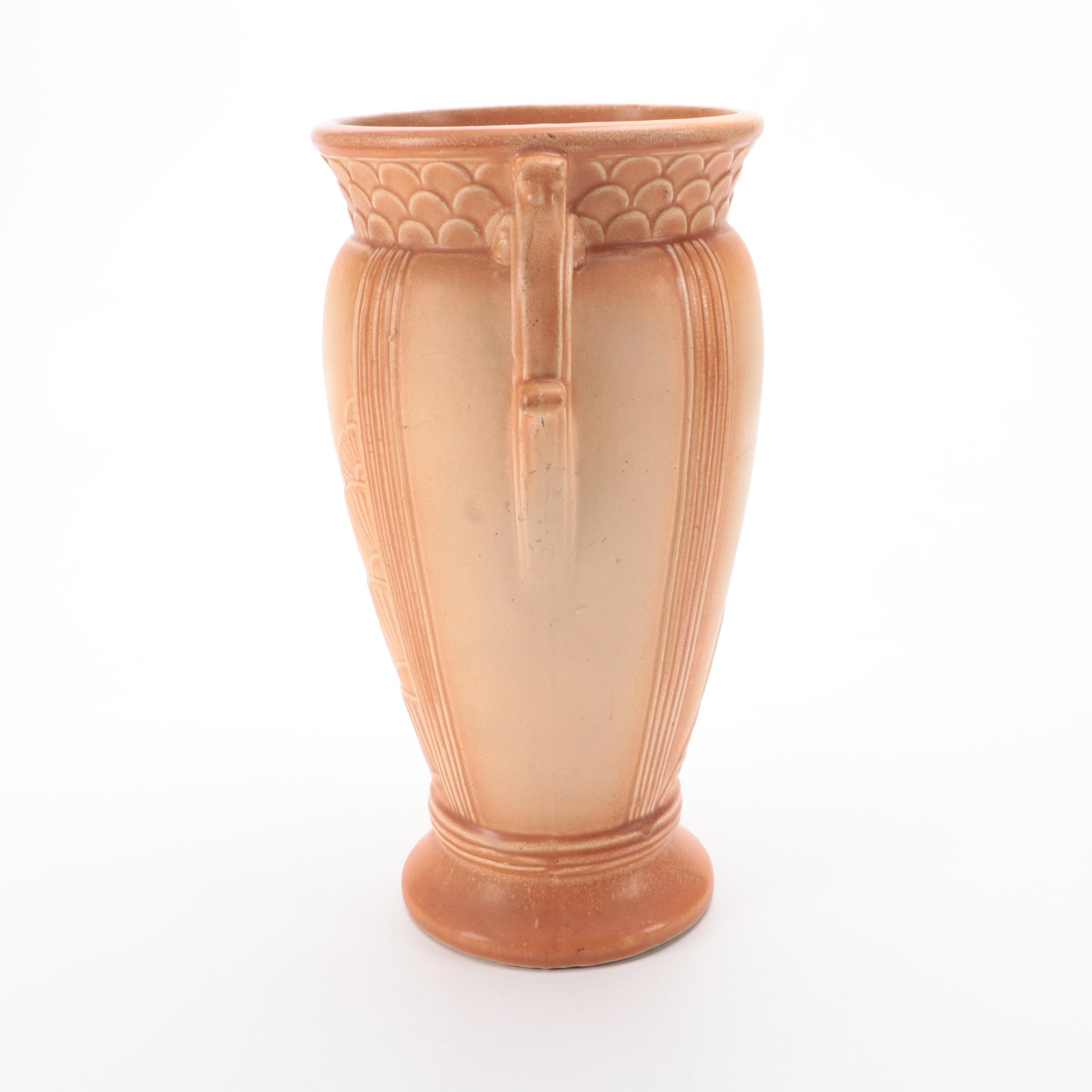 Robinson Ransbottom "Tionesta" Ceramic Handled Vase