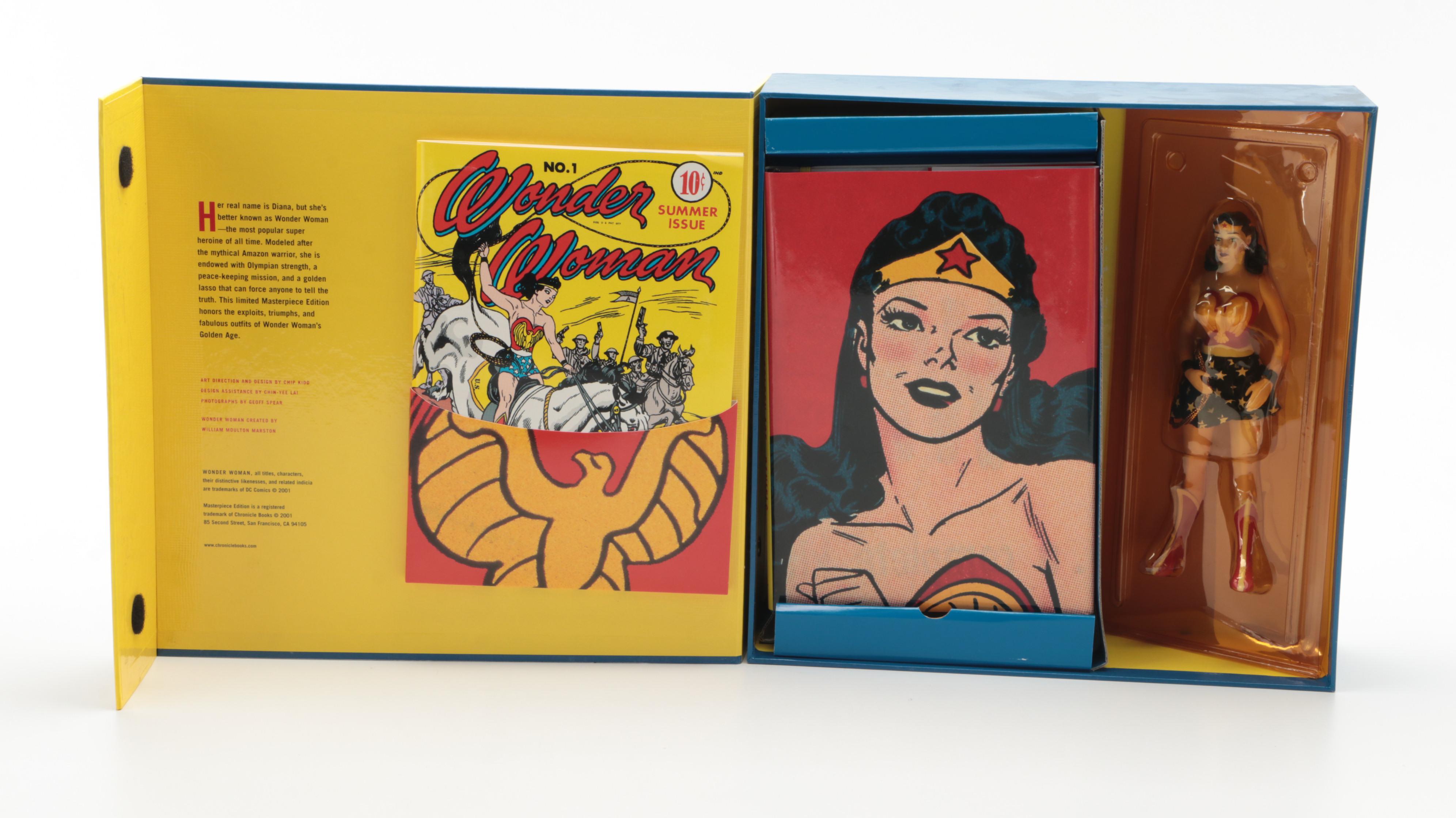 Wonder Woman with Merv Pumpkinhead and Other DC Comics Sealed Action Figures