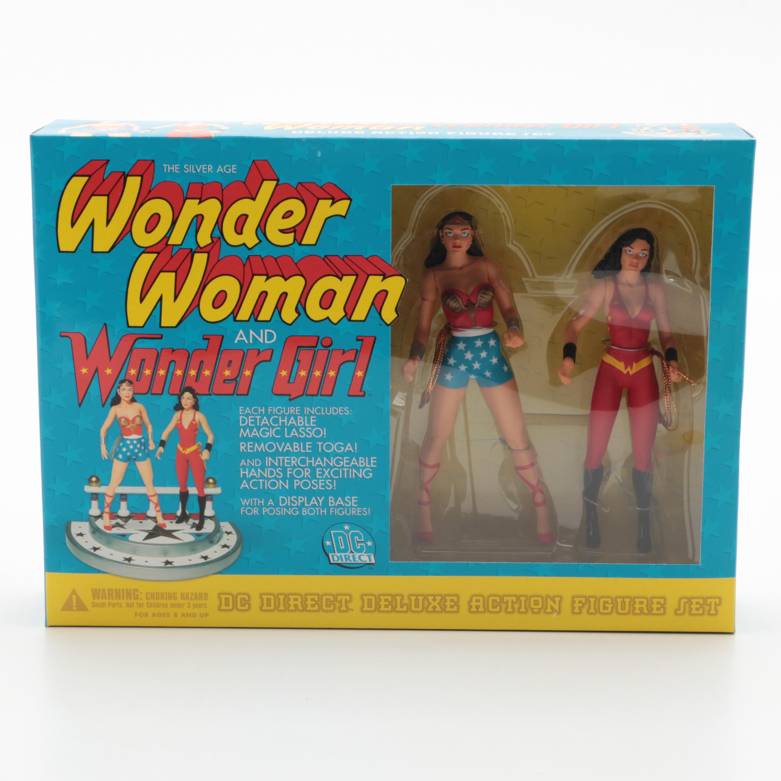 Wonder Woman with Merv Pumpkinhead and Other DC Comics Sealed Action Figures