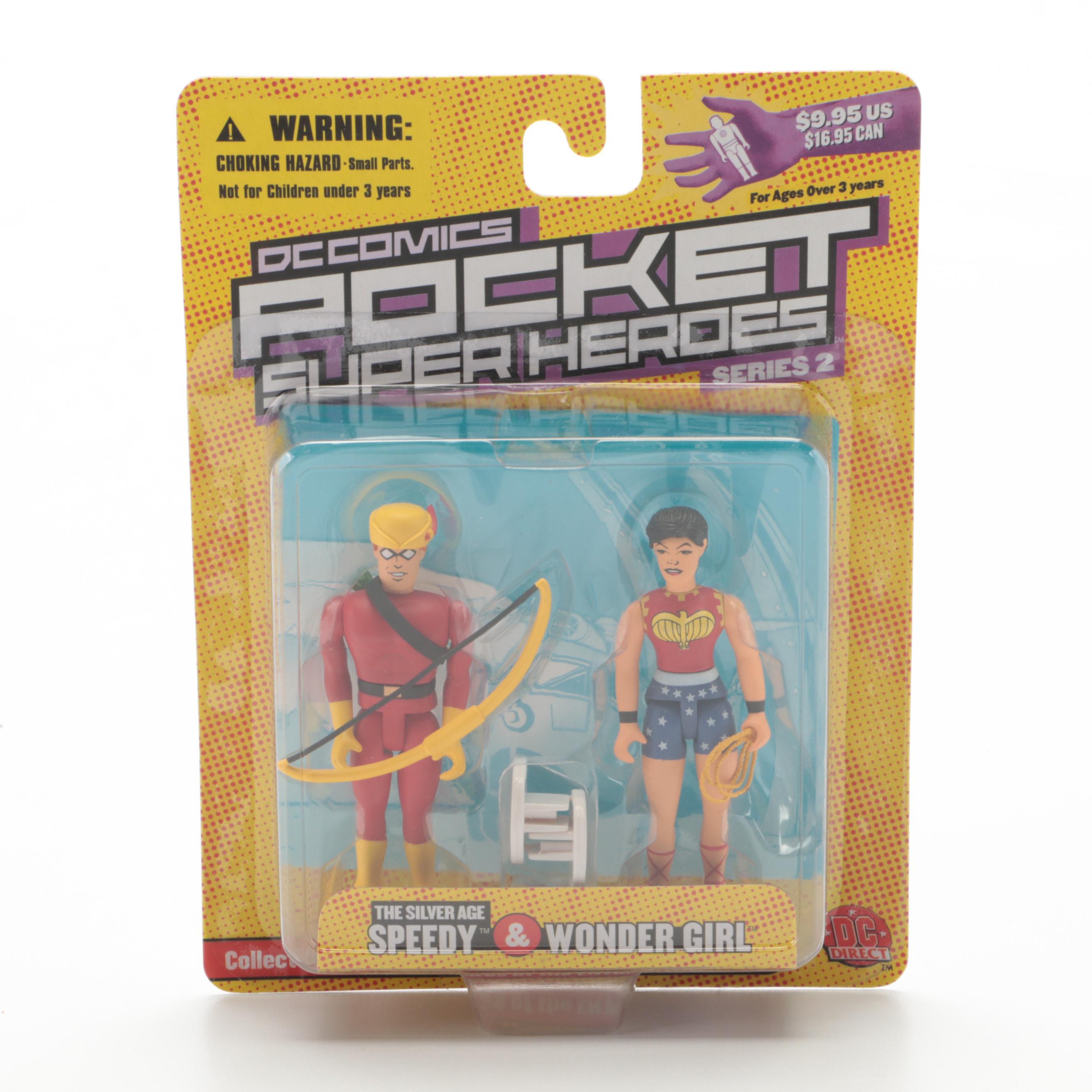 Wonder Woman with Merv Pumpkinhead and Other DC Comics Sealed Action Figures