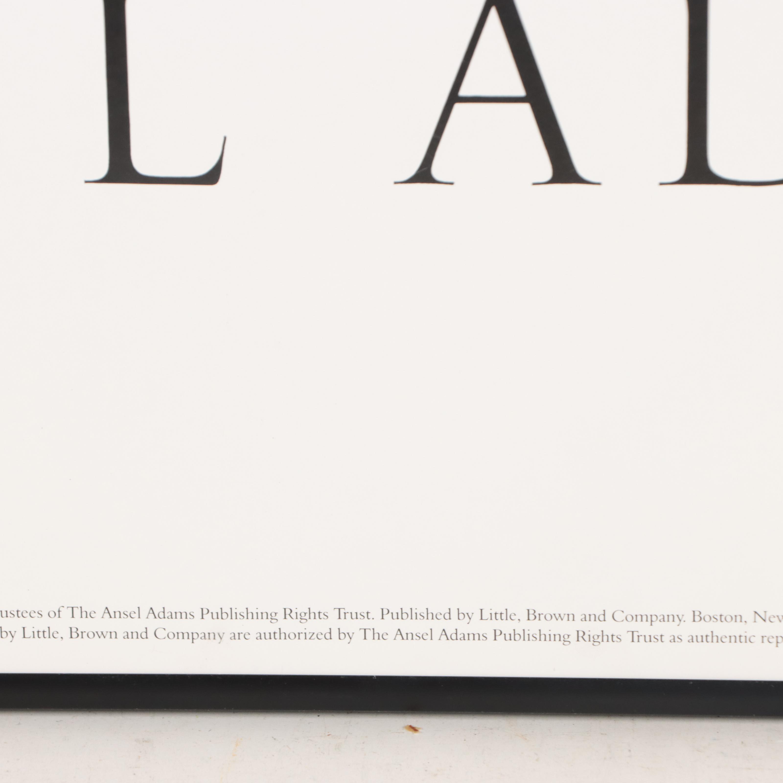 Offset Prints After Ansel Easton Adams "El Capitan" and "Moon and Half Dome"