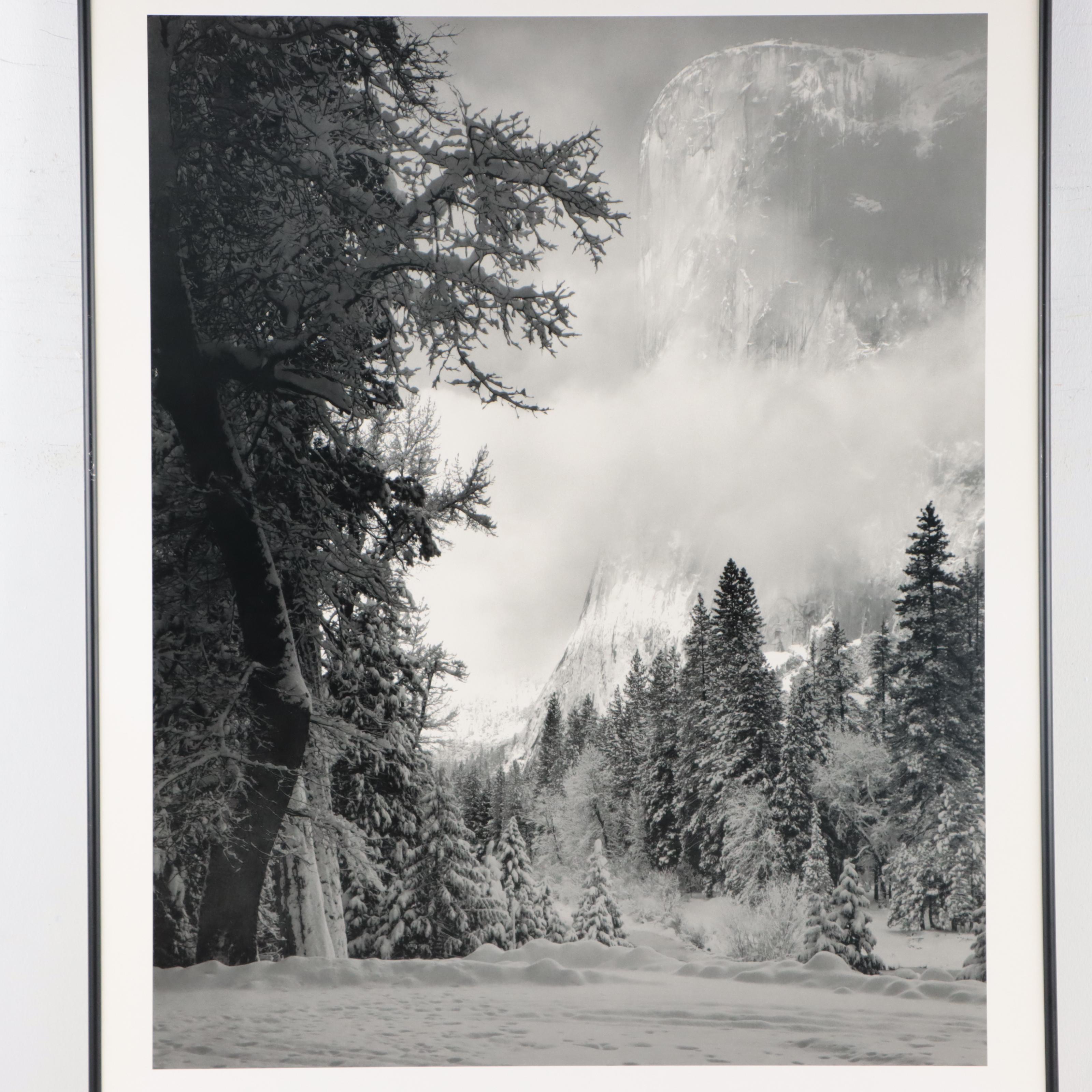 Offset Prints After Ansel Easton Adams "El Capitan" and "Moon and Half Dome"