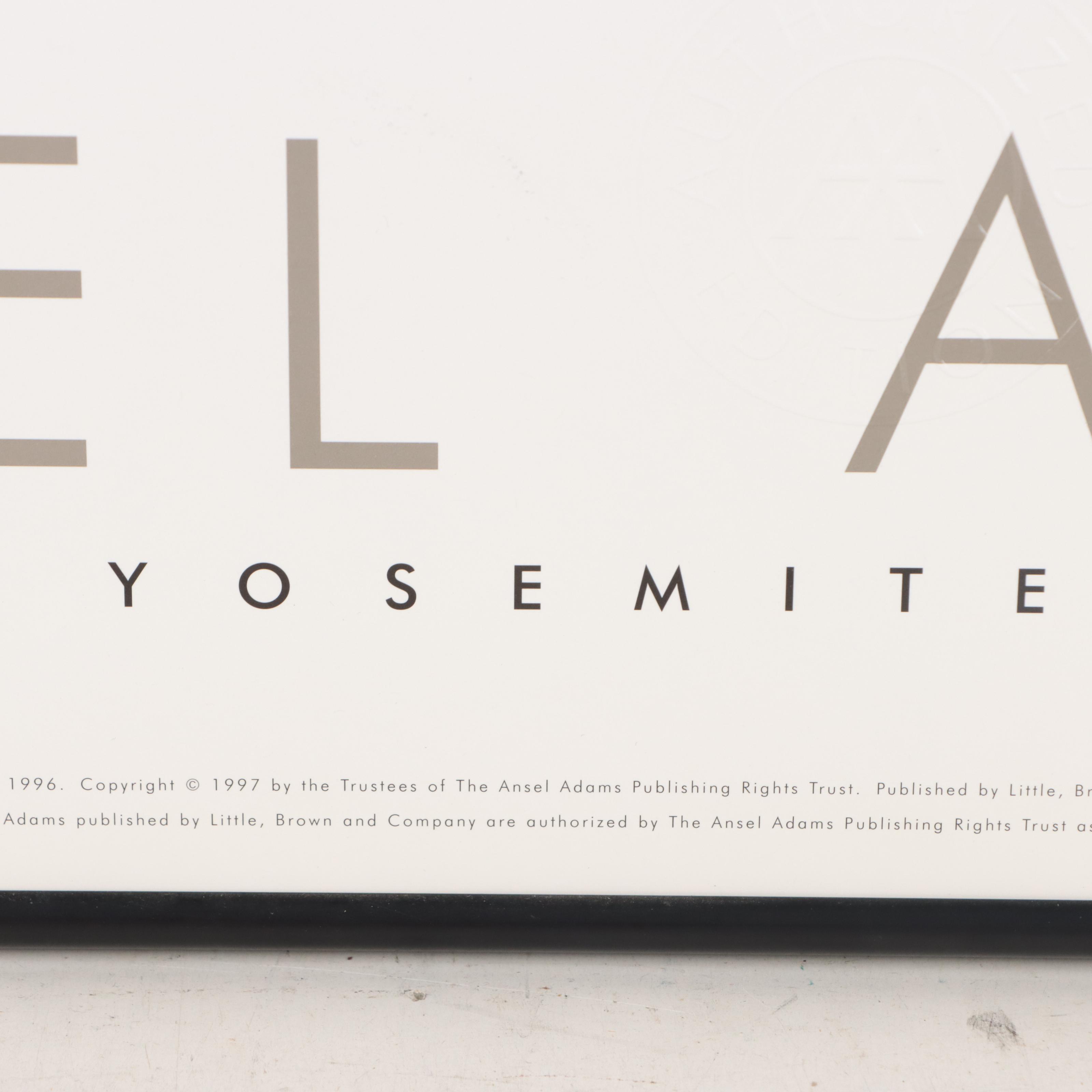 Offset Prints After Ansel Easton Adams "El Capitan" and "Moon and Half Dome"