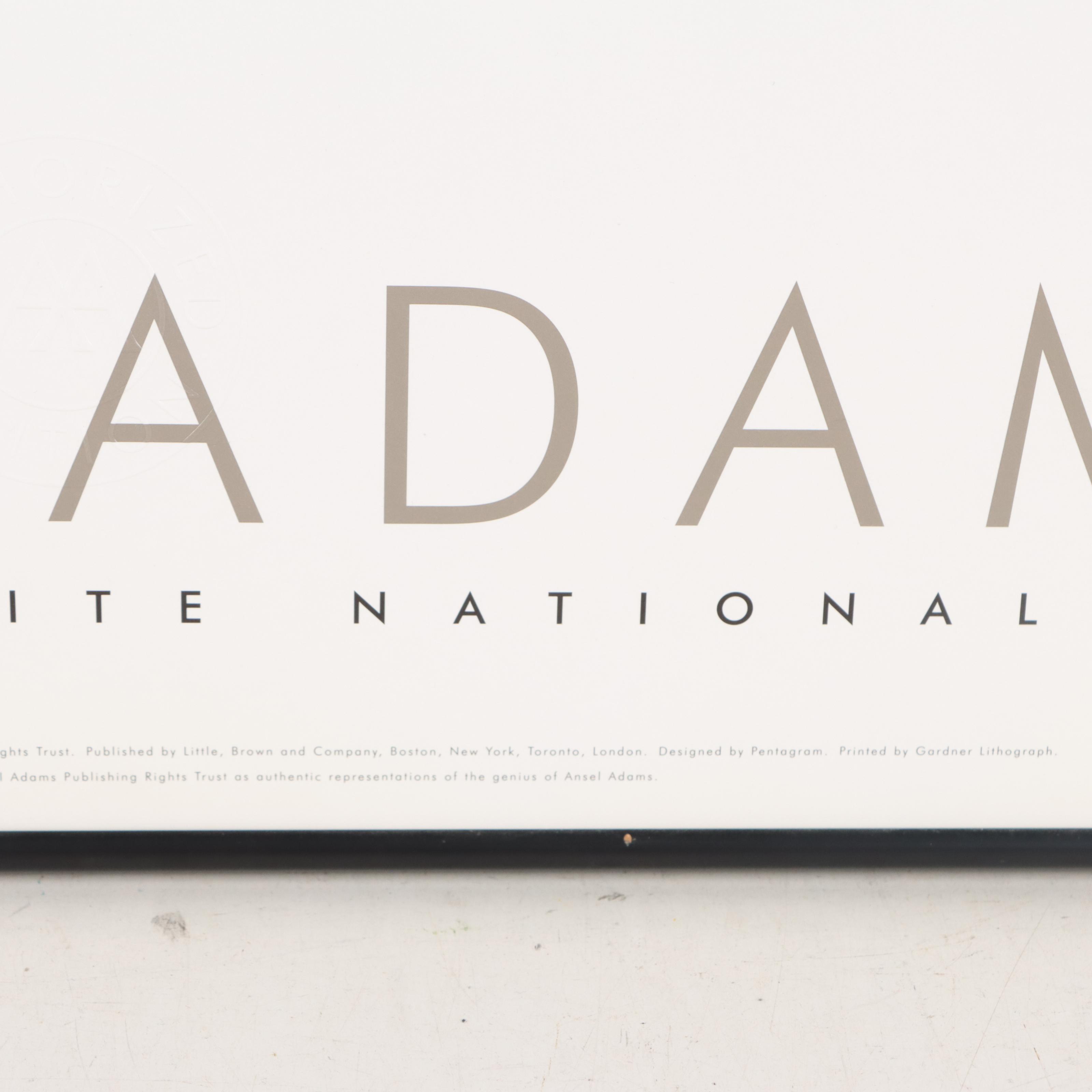 Offset Prints After Ansel Easton Adams "El Capitan" and "Moon and Half Dome"