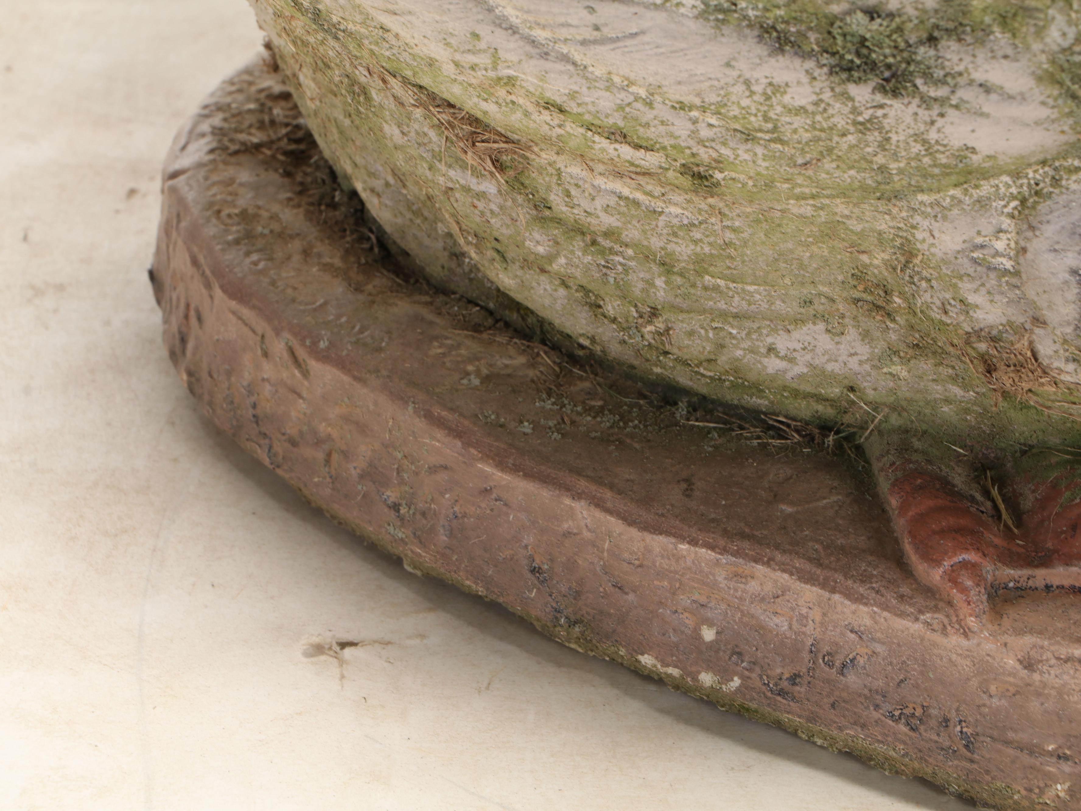 Cast Concrete Figural Swan Planter