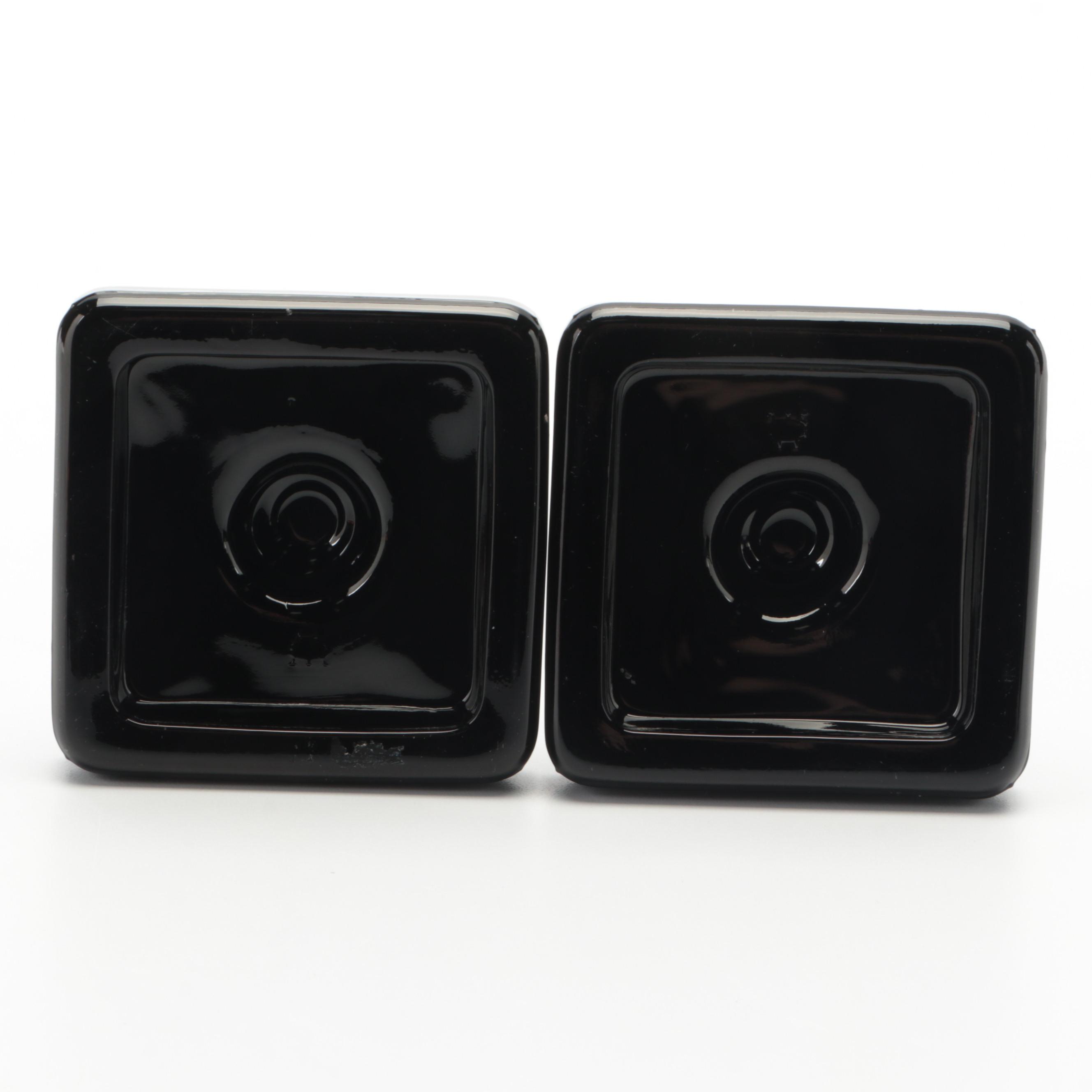 Westmoreland Glass "Open Lace" Centerpiece Bowl With "Lotus" Candlesticks