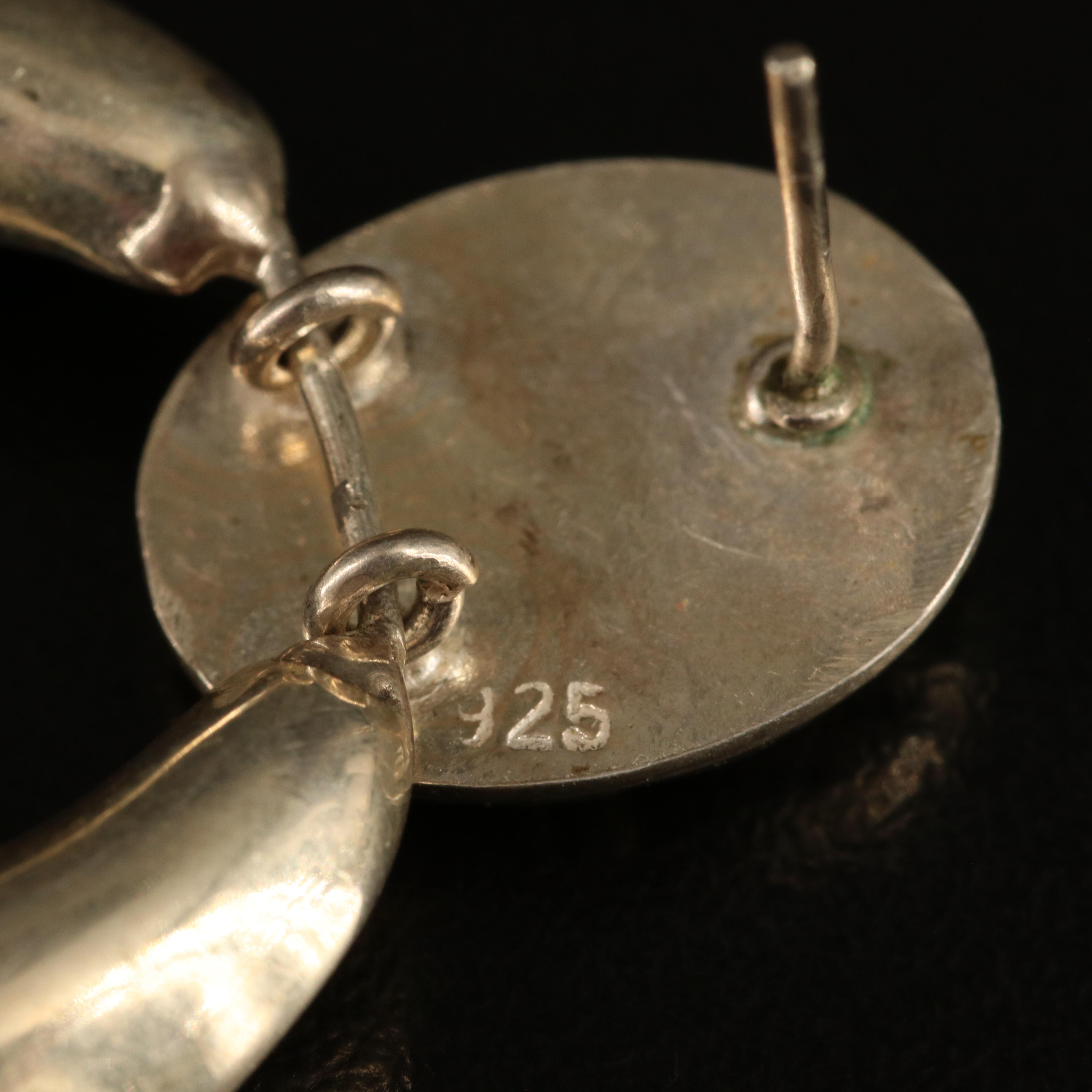 Sterling Door Knocker, Hoop and Drop Earrings