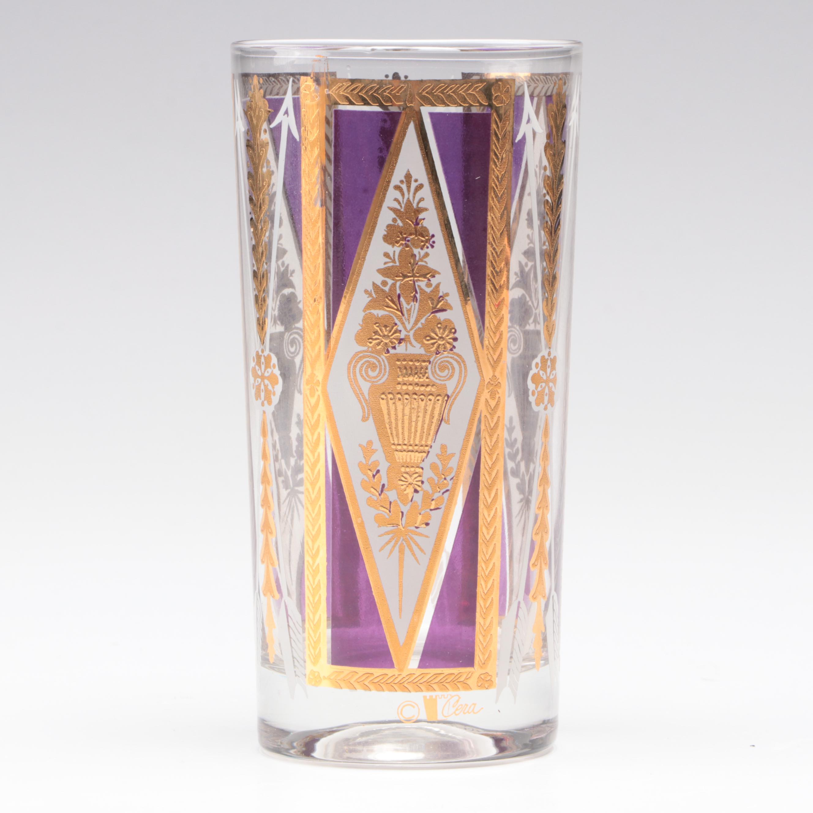 Cera Glass Tumblers, Mid-20th Century