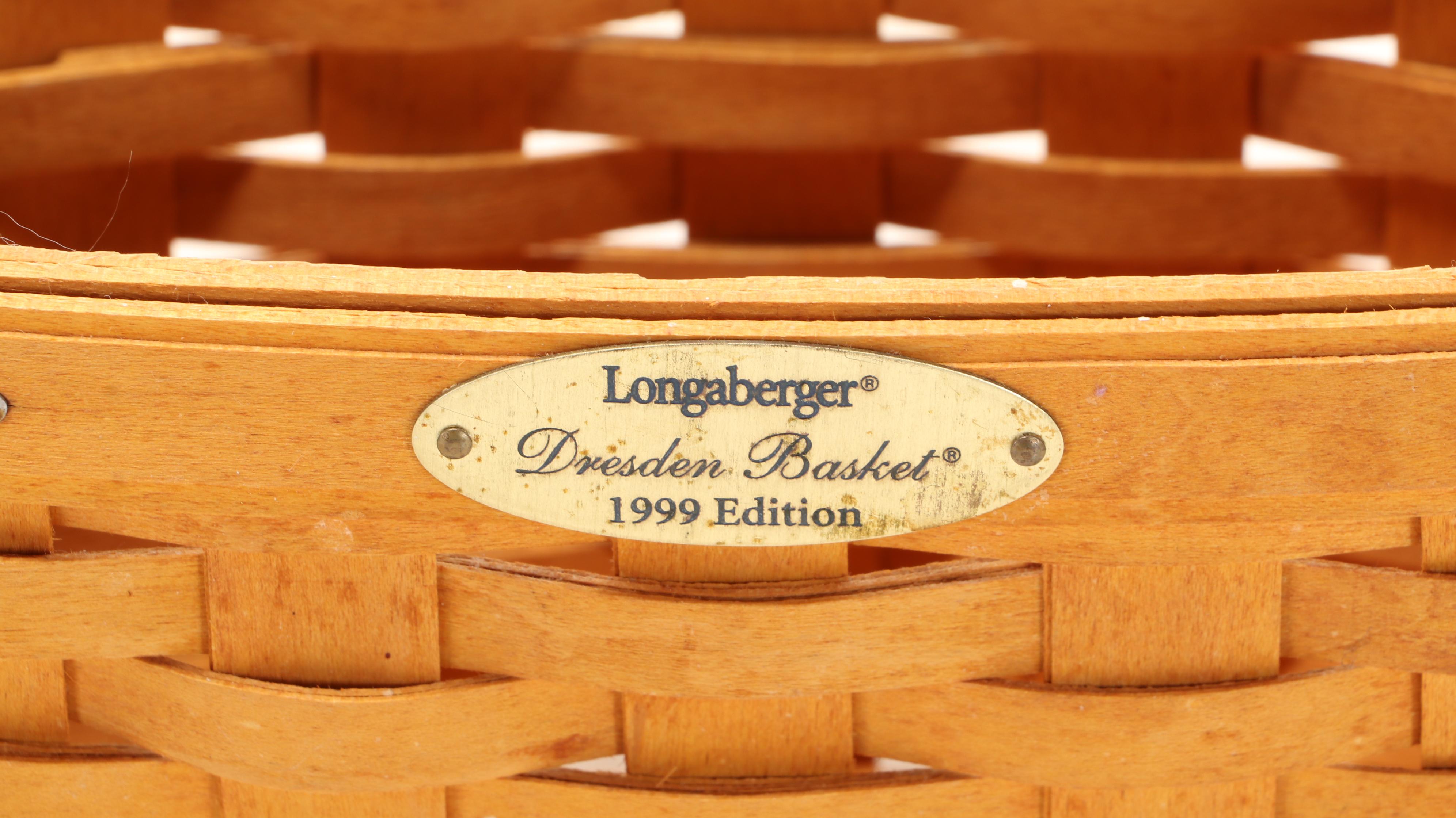 Hand-Crafted Maple Longaberger Basket Collection