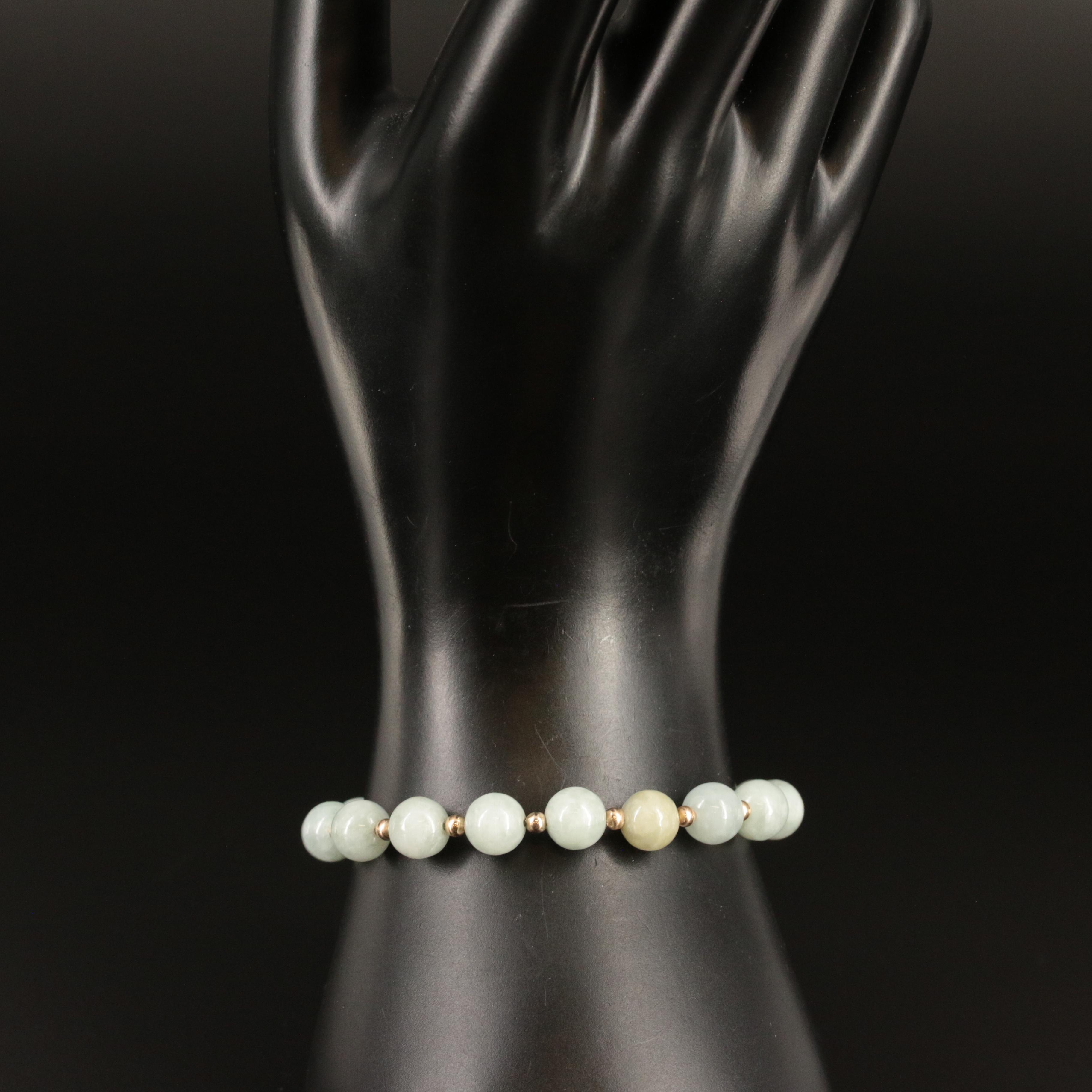 14K Jadeite Bracelet