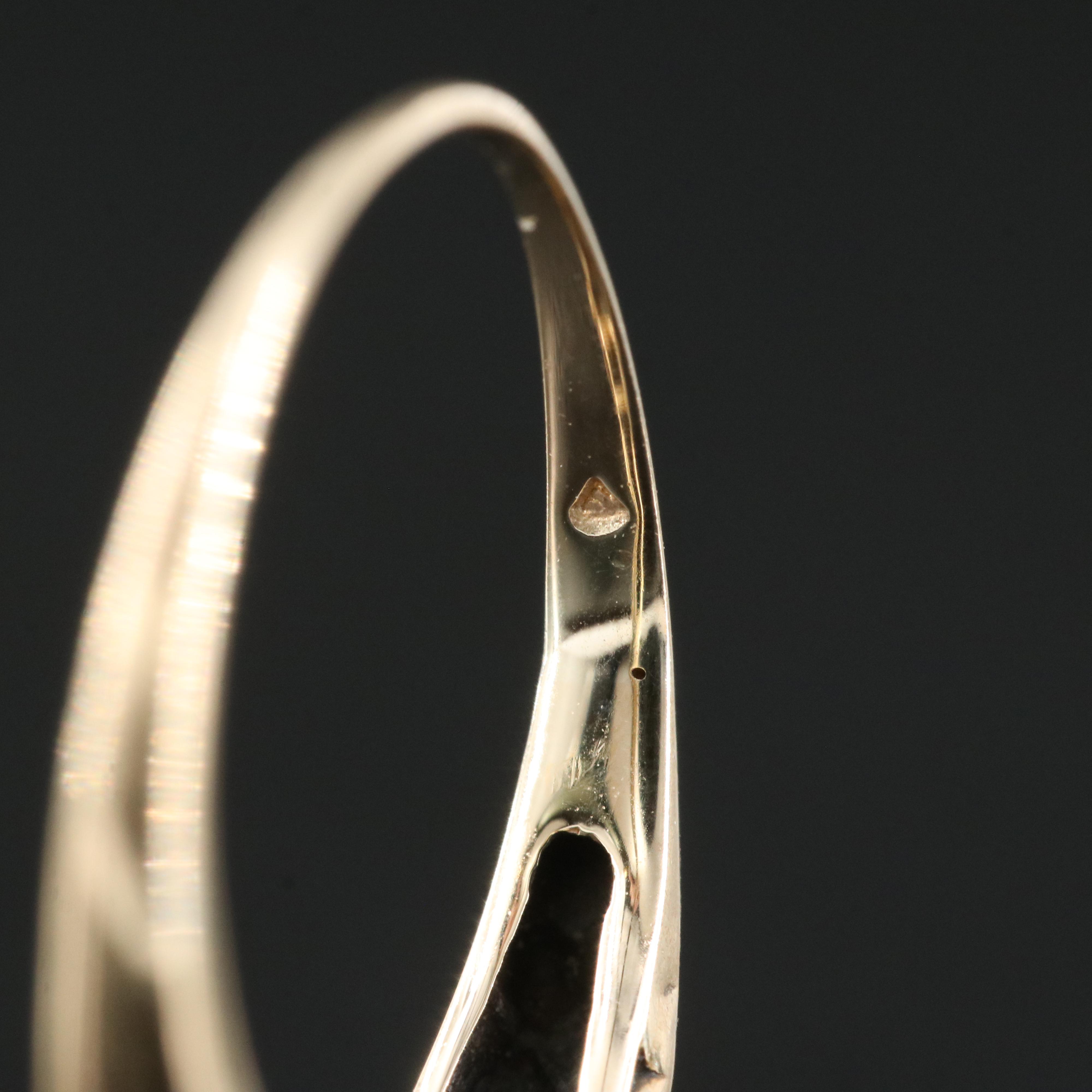 14K 0.18 CT Diamond Solitaire Ring