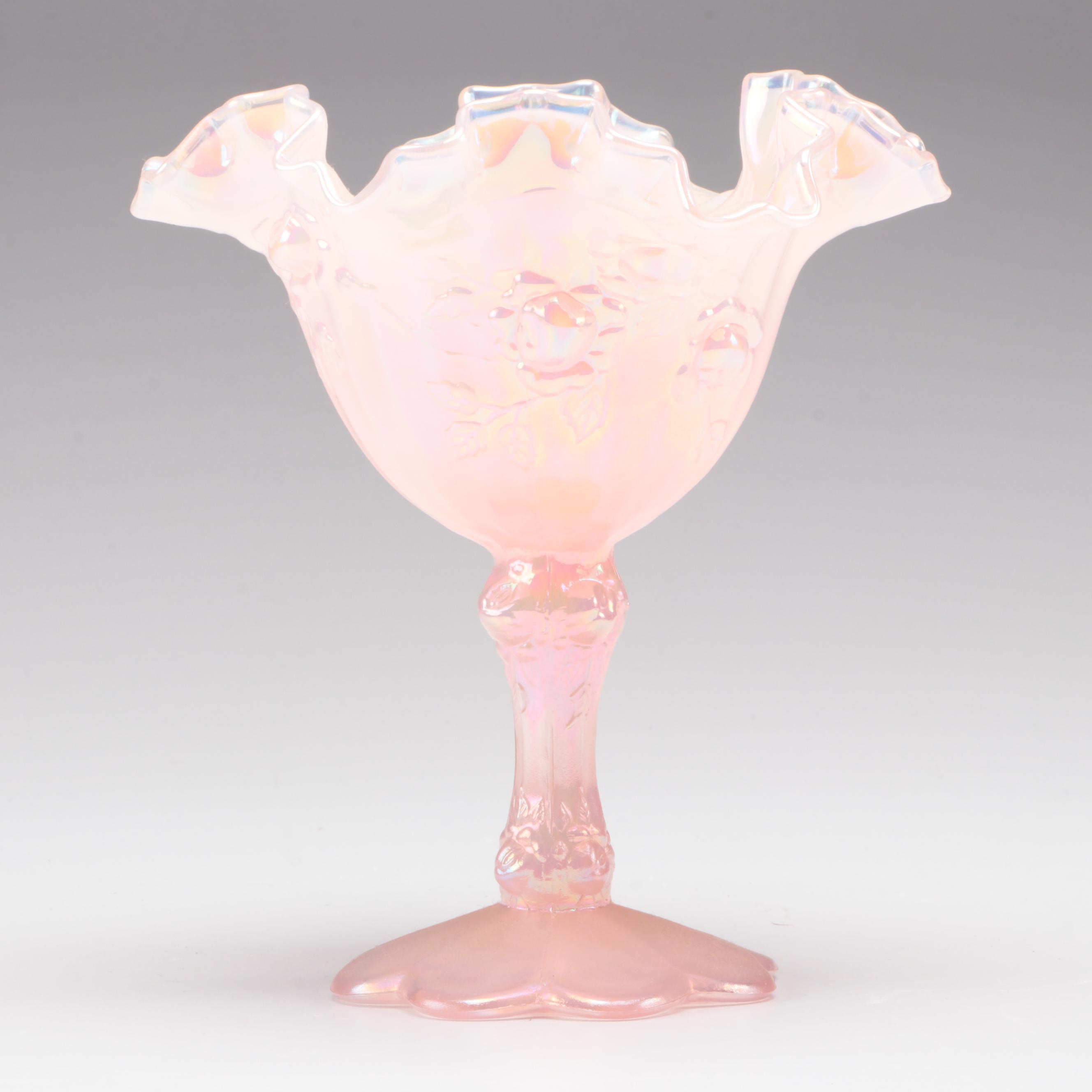 Fenton Glass Box and Compotes