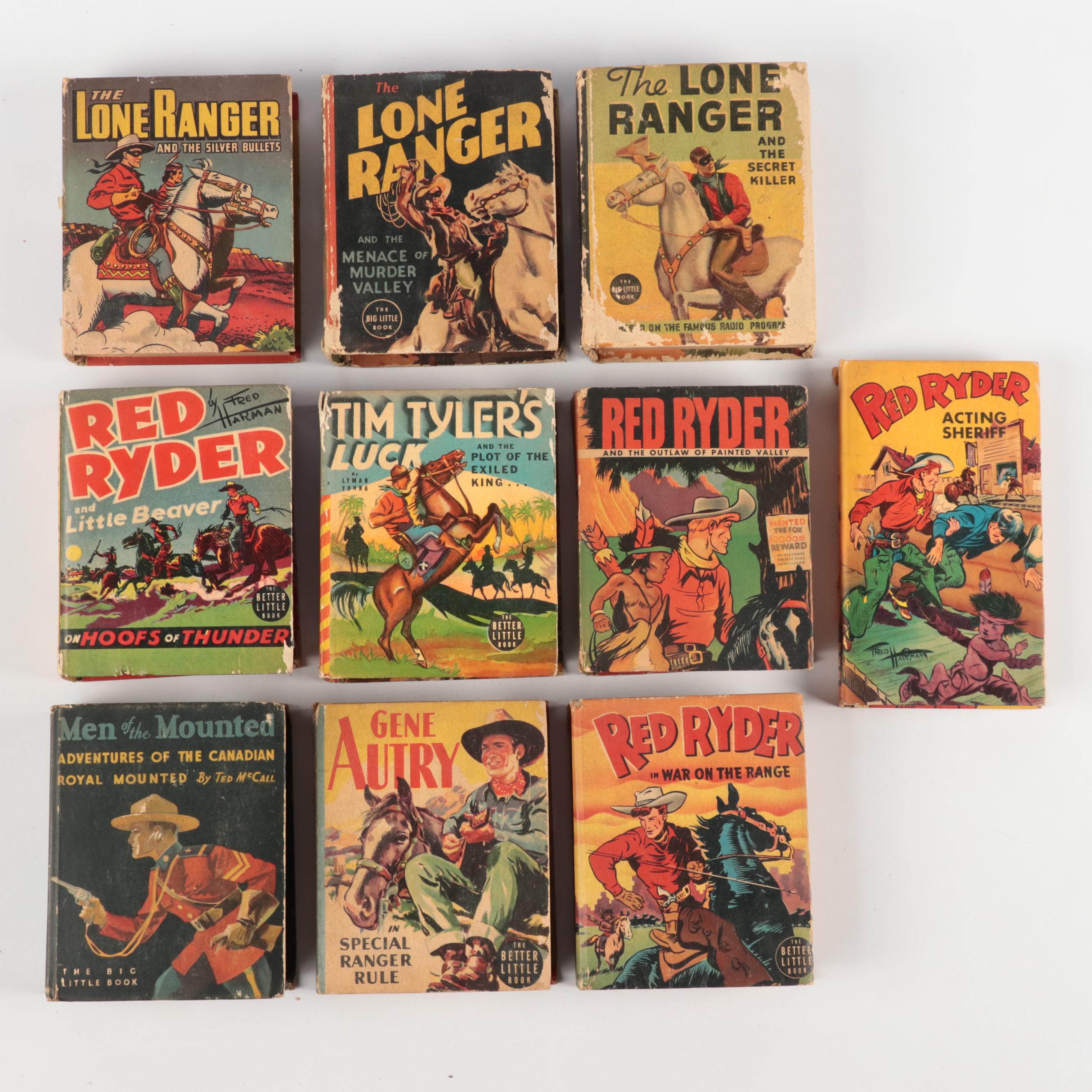 Illustrated "The Lone Ranger and the Silver Bullets" by Fran Striker and More