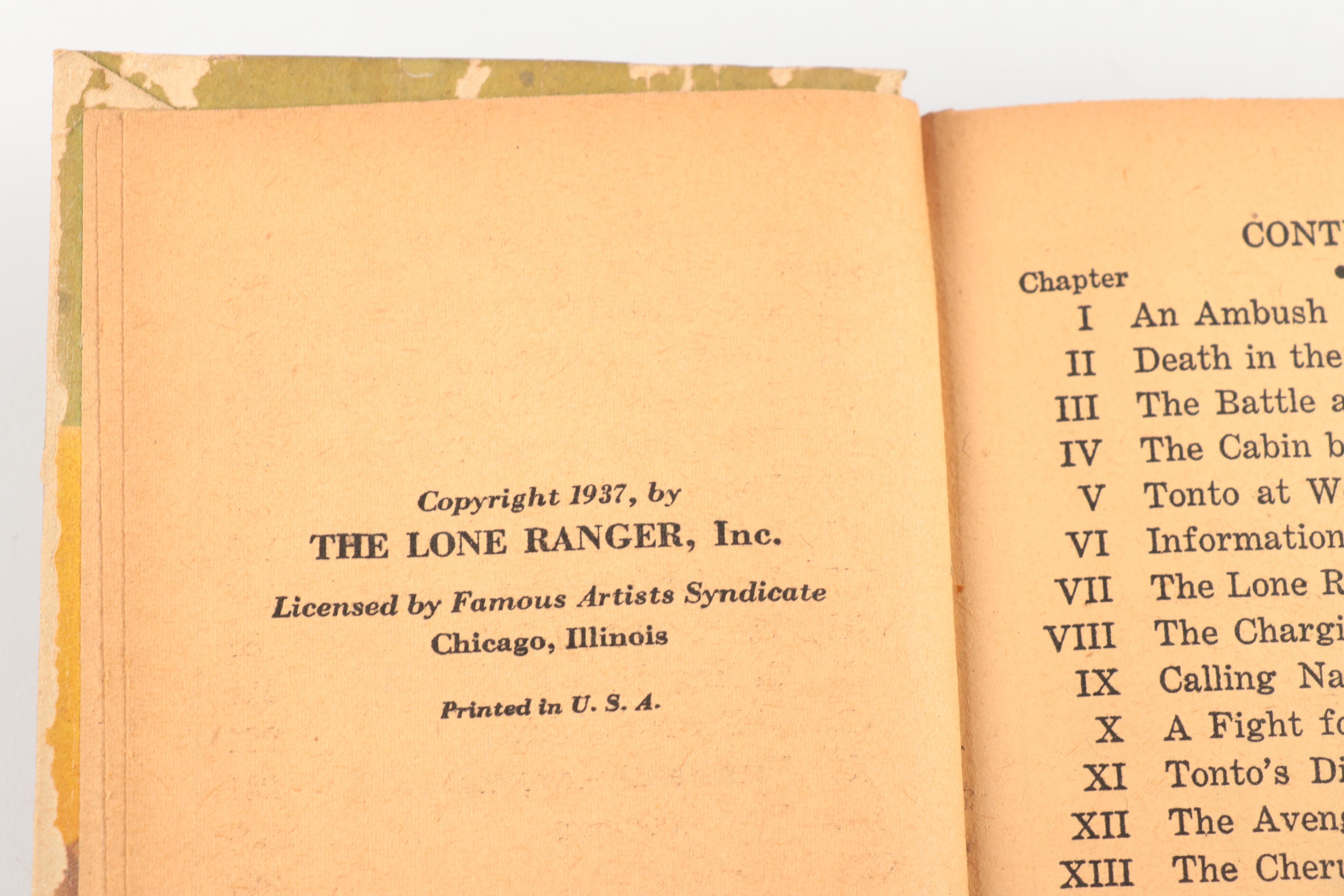 Illustrated "The Lone Ranger and the Silver Bullets" by Fran Striker and More