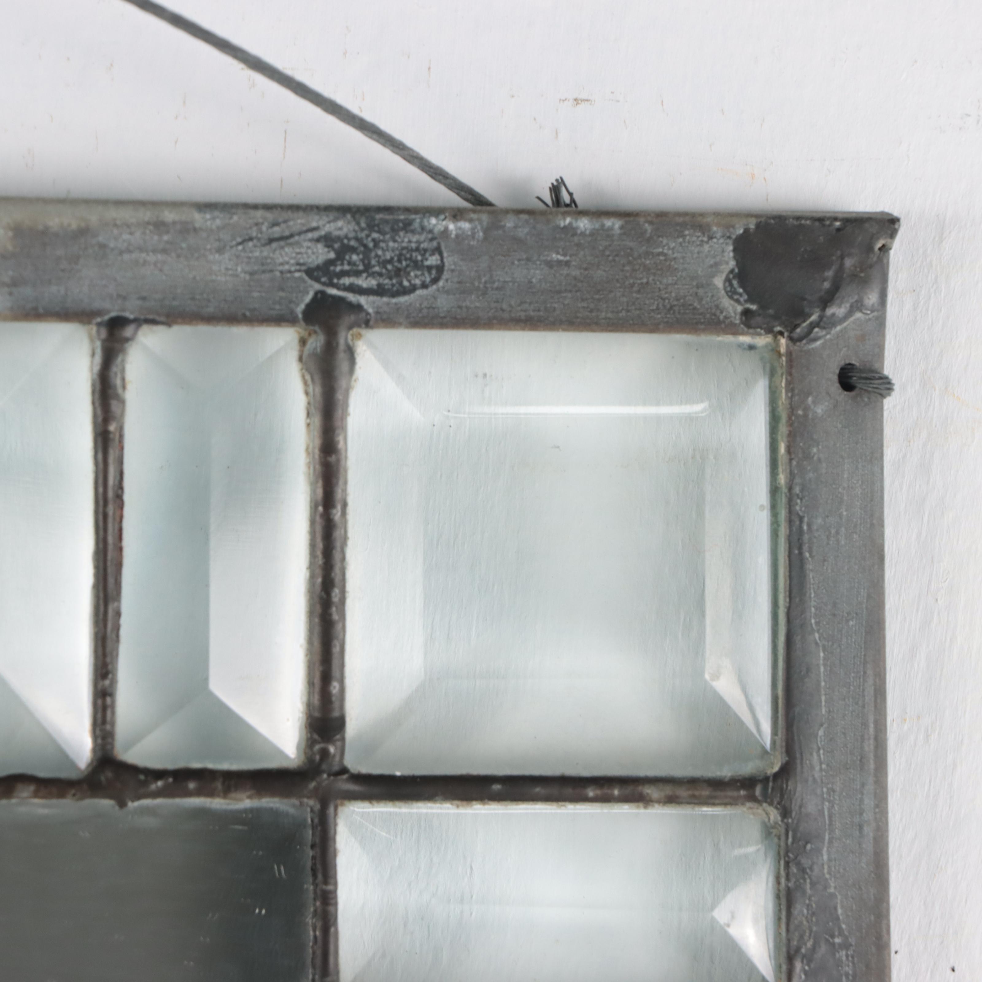 Art Nouveau Style Stained Glass Wall Hanging