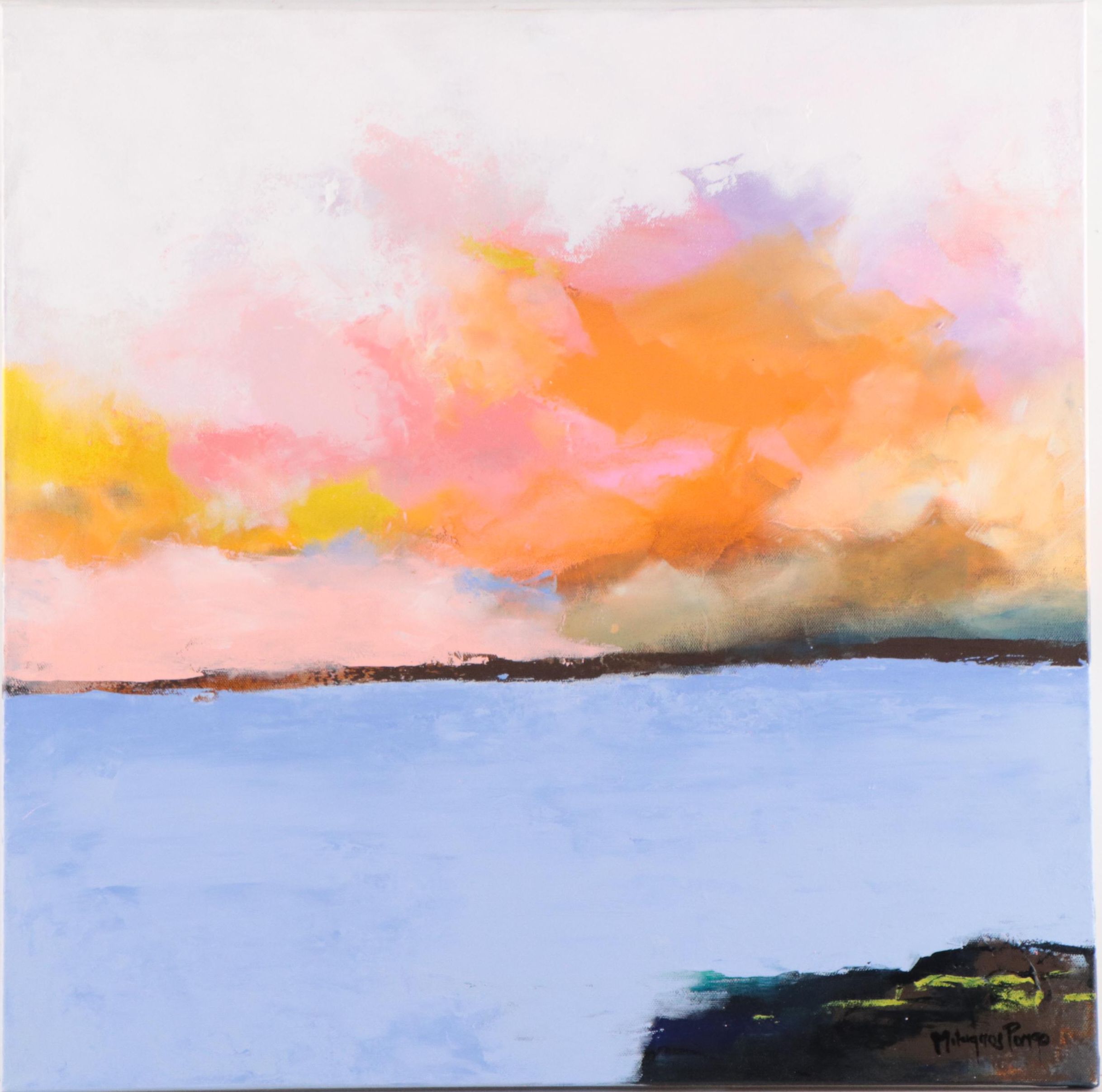 Milagros Pongo Seascape Oil Painting, 2022