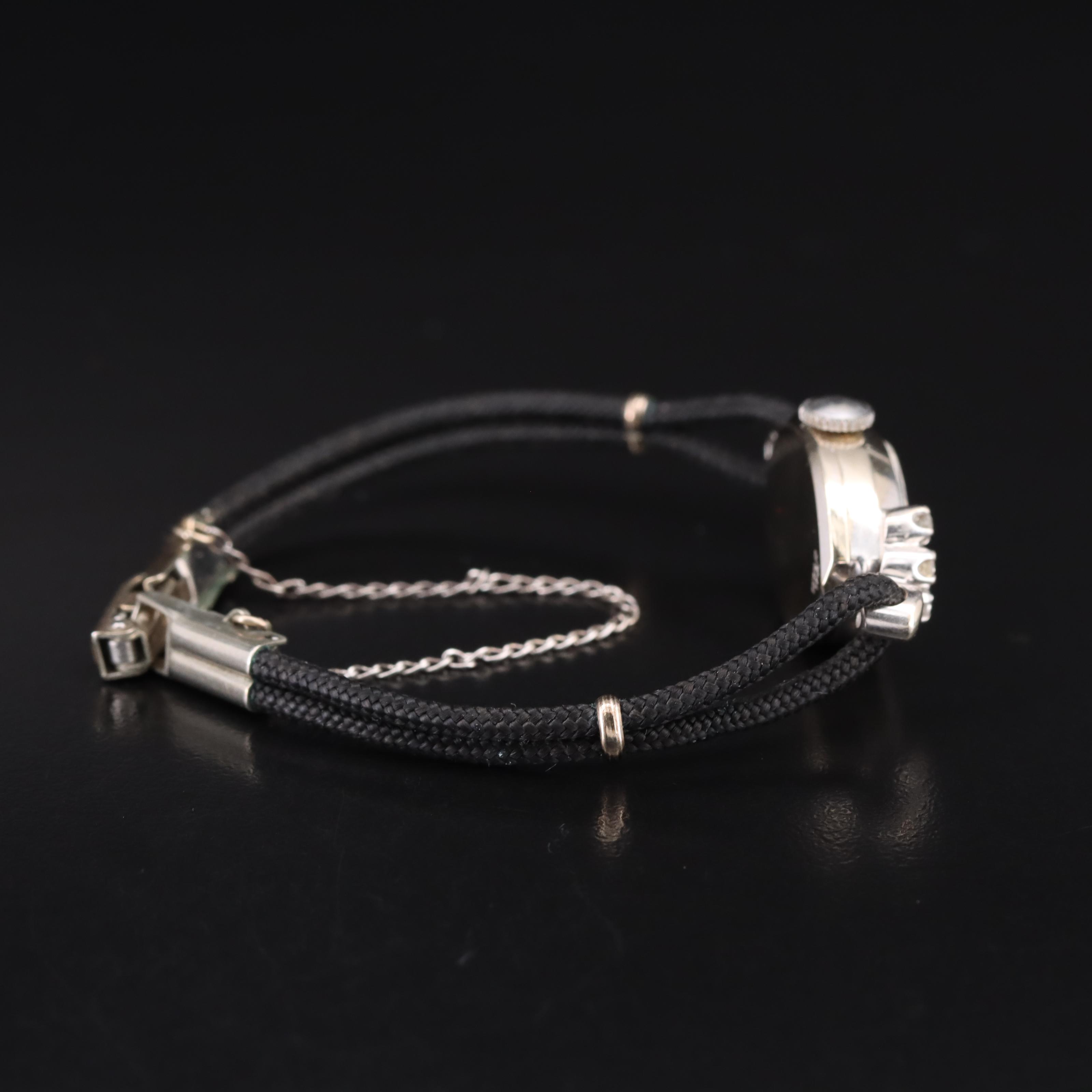 Vintage 14K Hamilton Watch with Diamond Accents