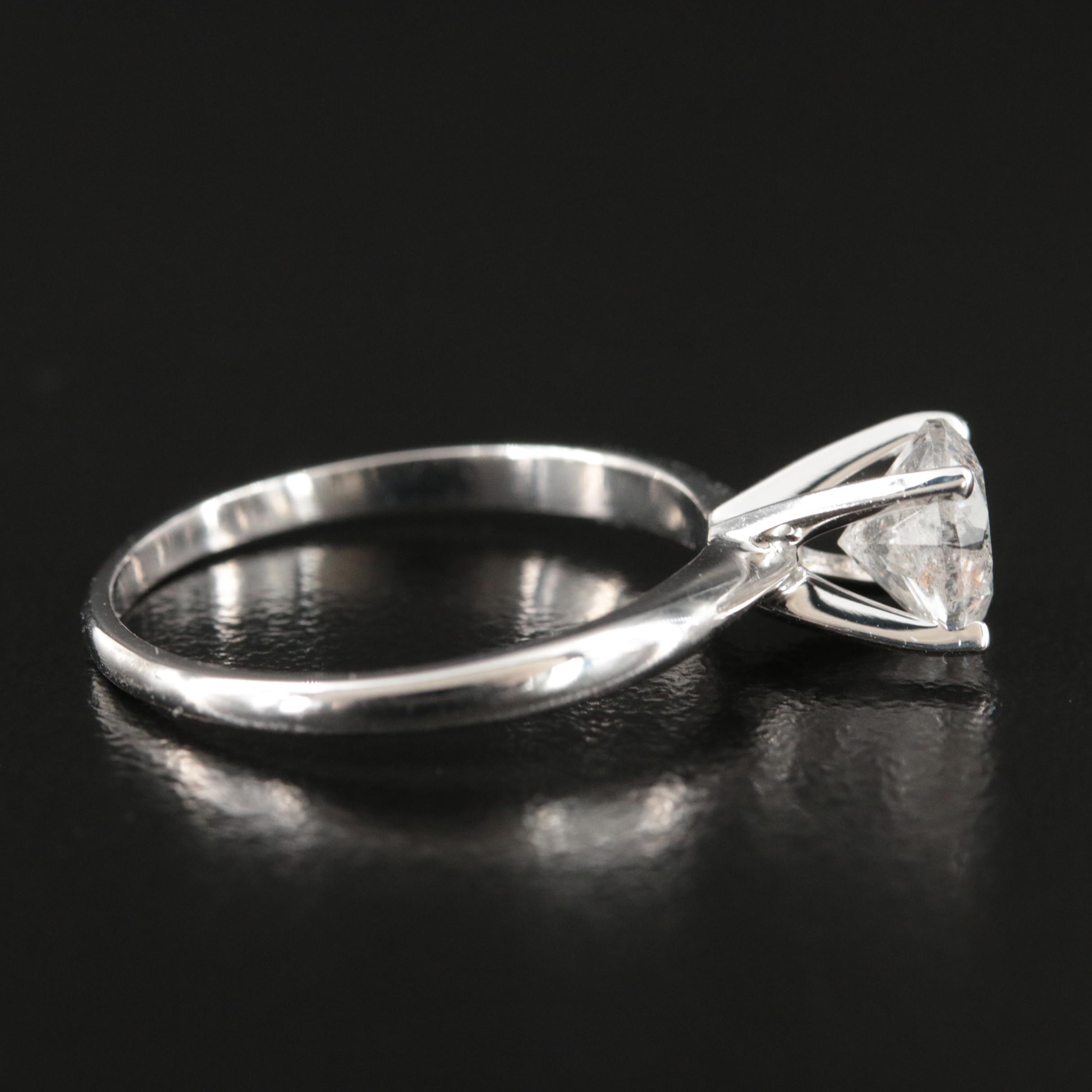 14K 1.52 CT Diamond Solitaire Ring