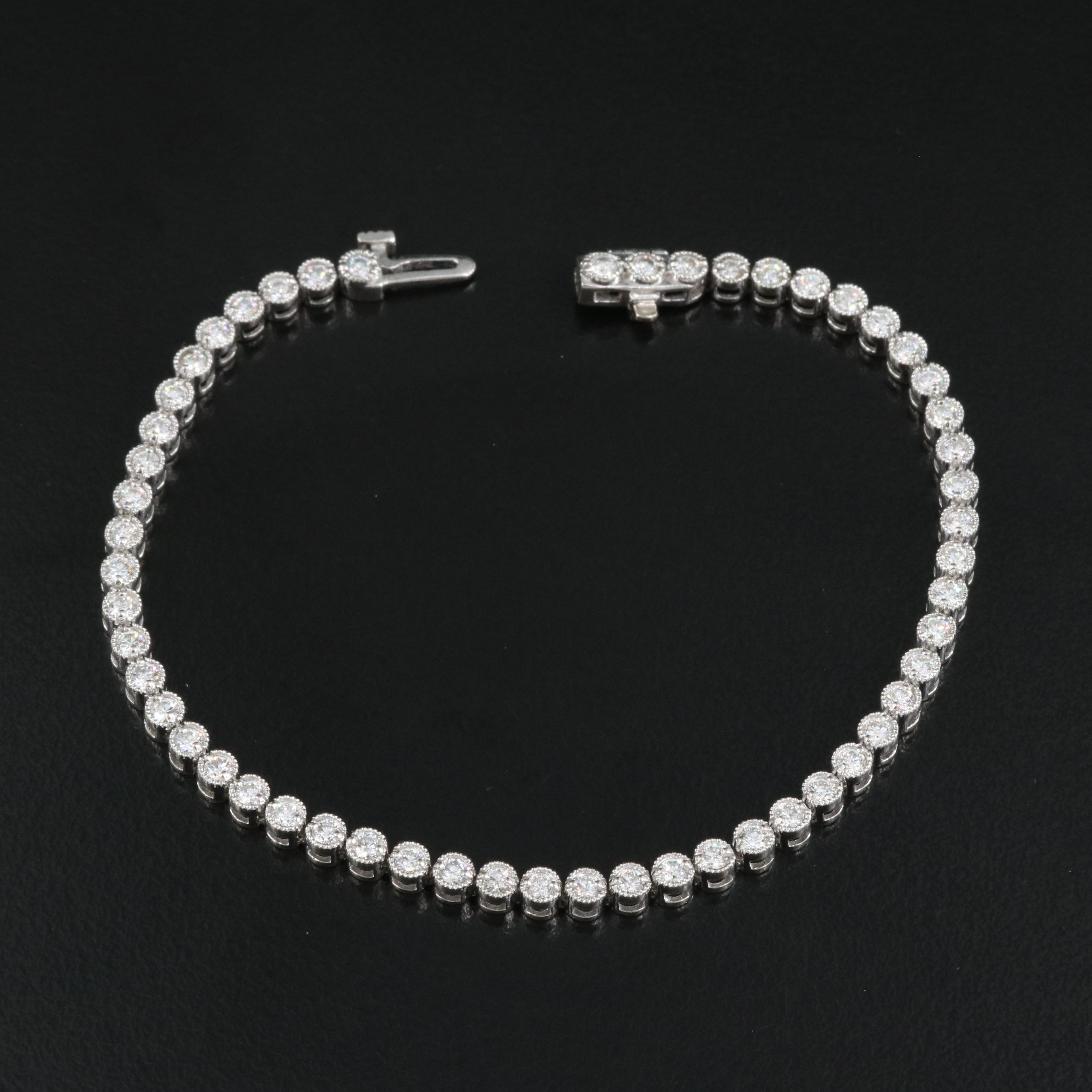 14K 2.16 CTW Diamond Bracelet with IGI Online Report