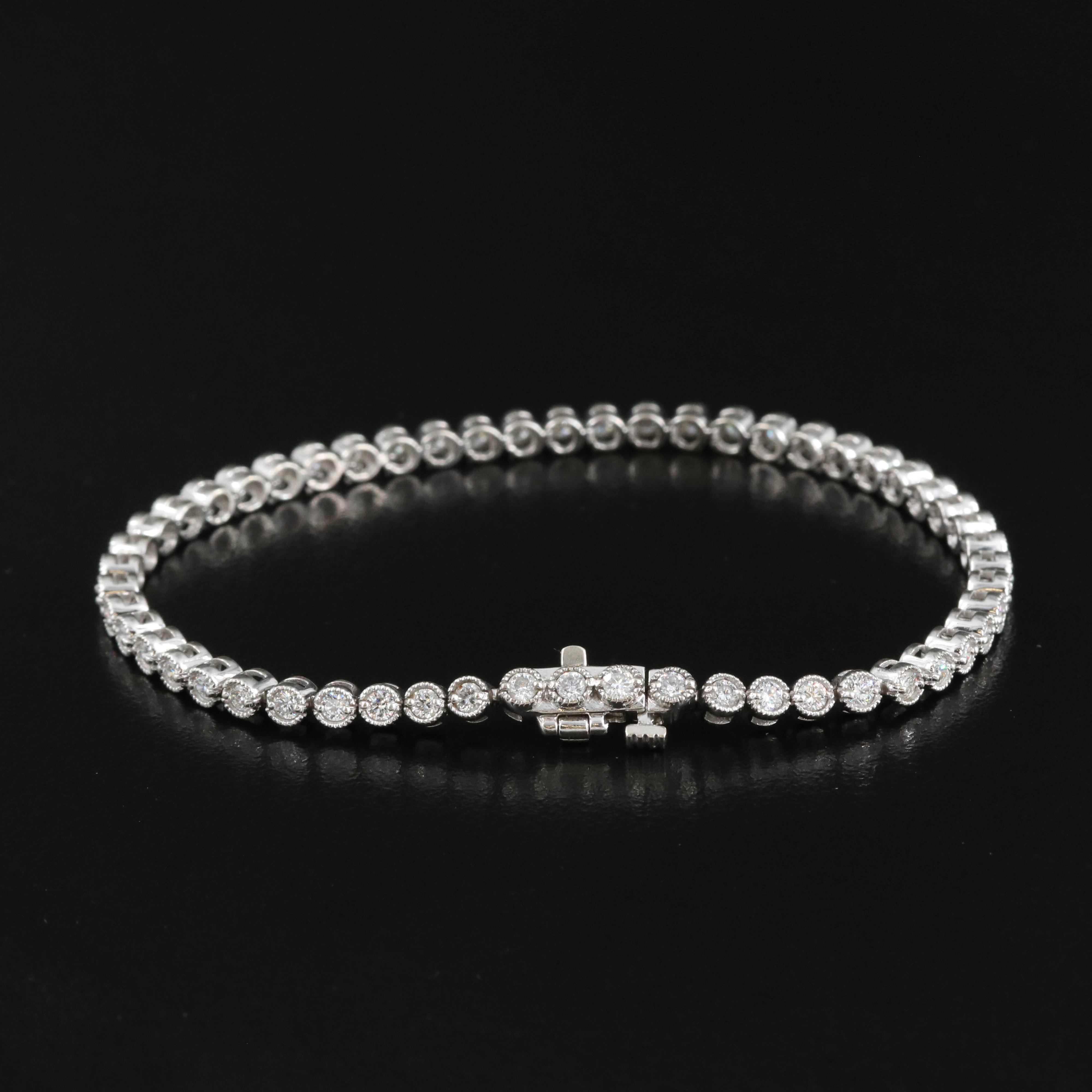 14K 2.16 CTW Diamond Bracelet with IGI Online Report