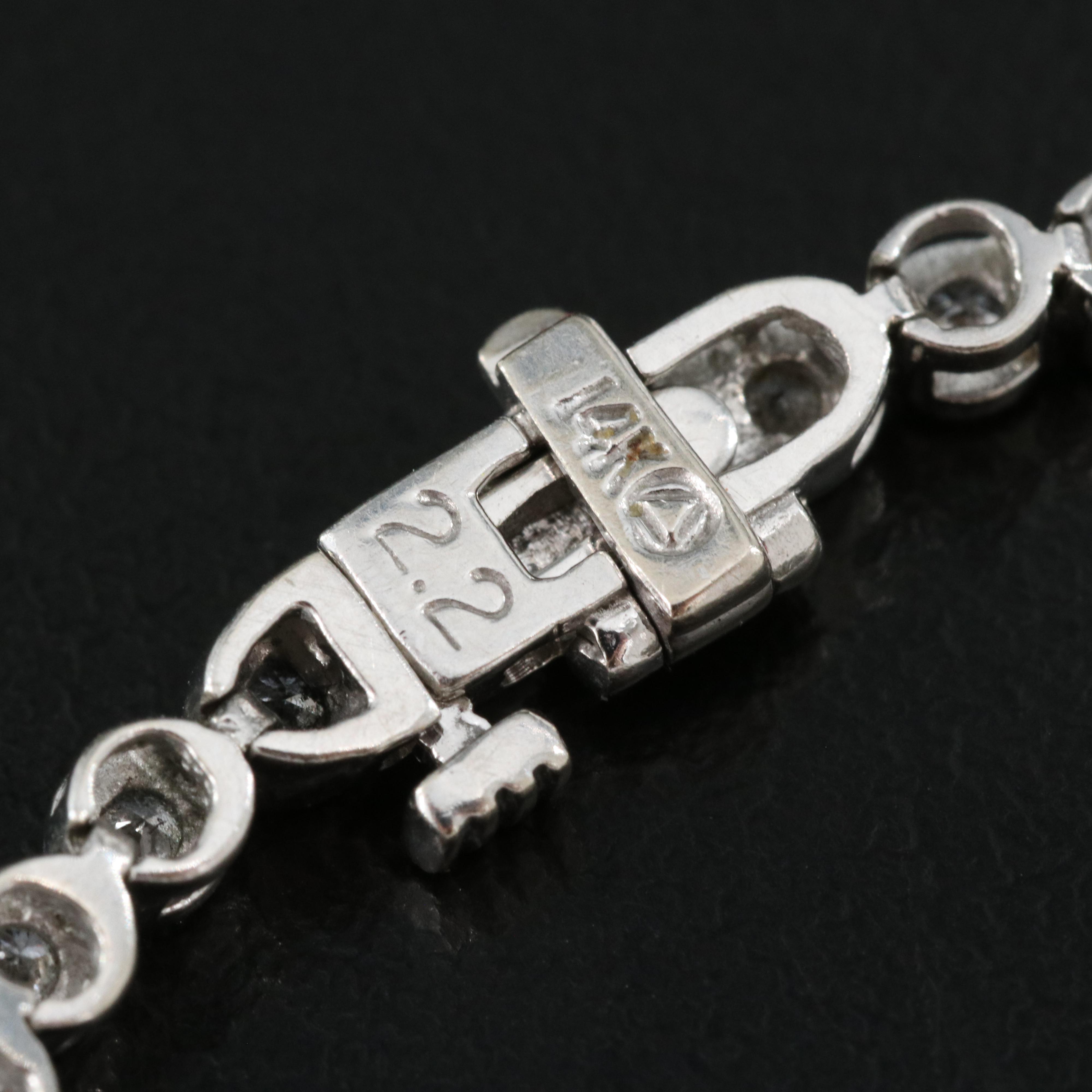 14K 2.16 CTW Diamond Bracelet with IGI Online Report