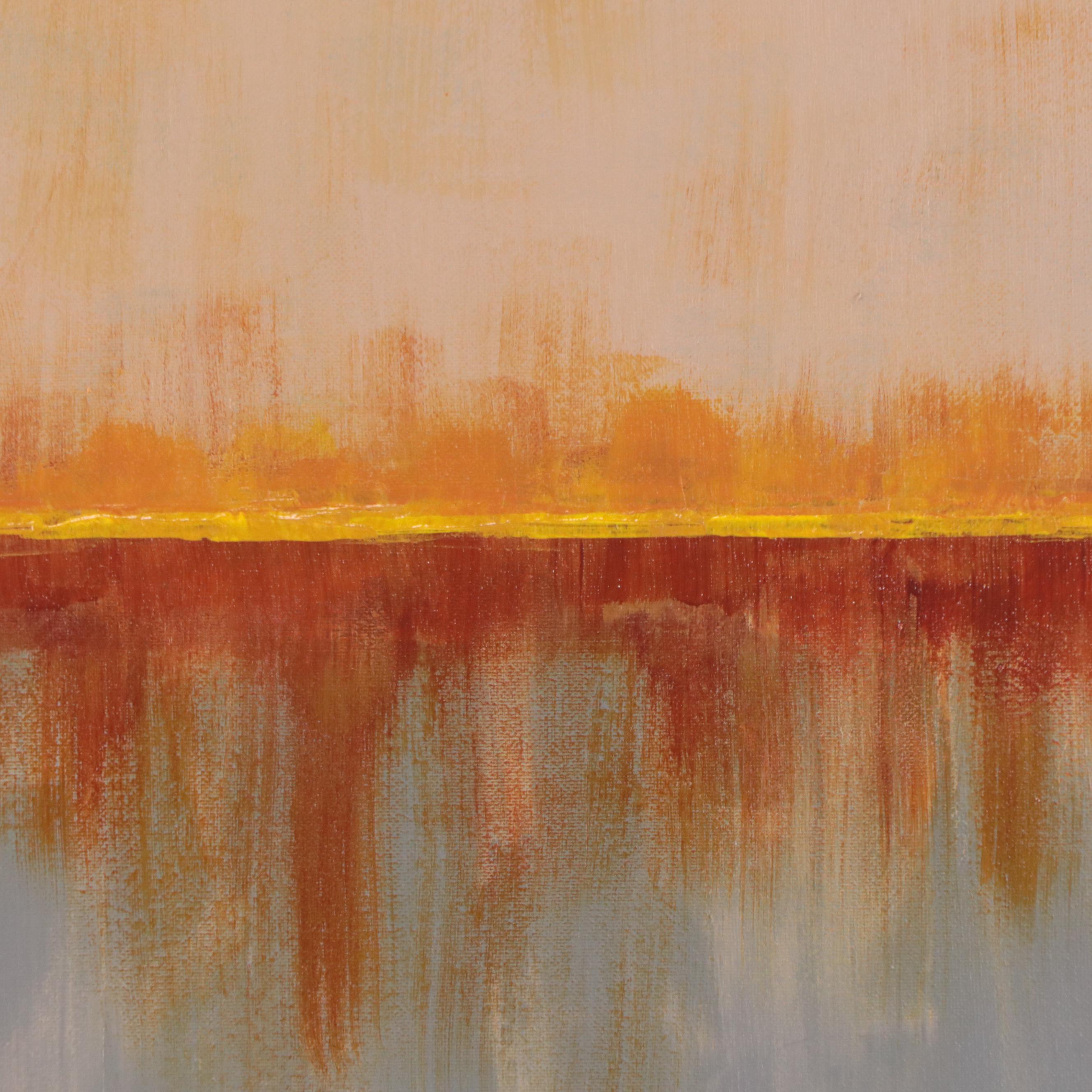 Sanna Acrylic Painting "Breaking Light," 21st Century